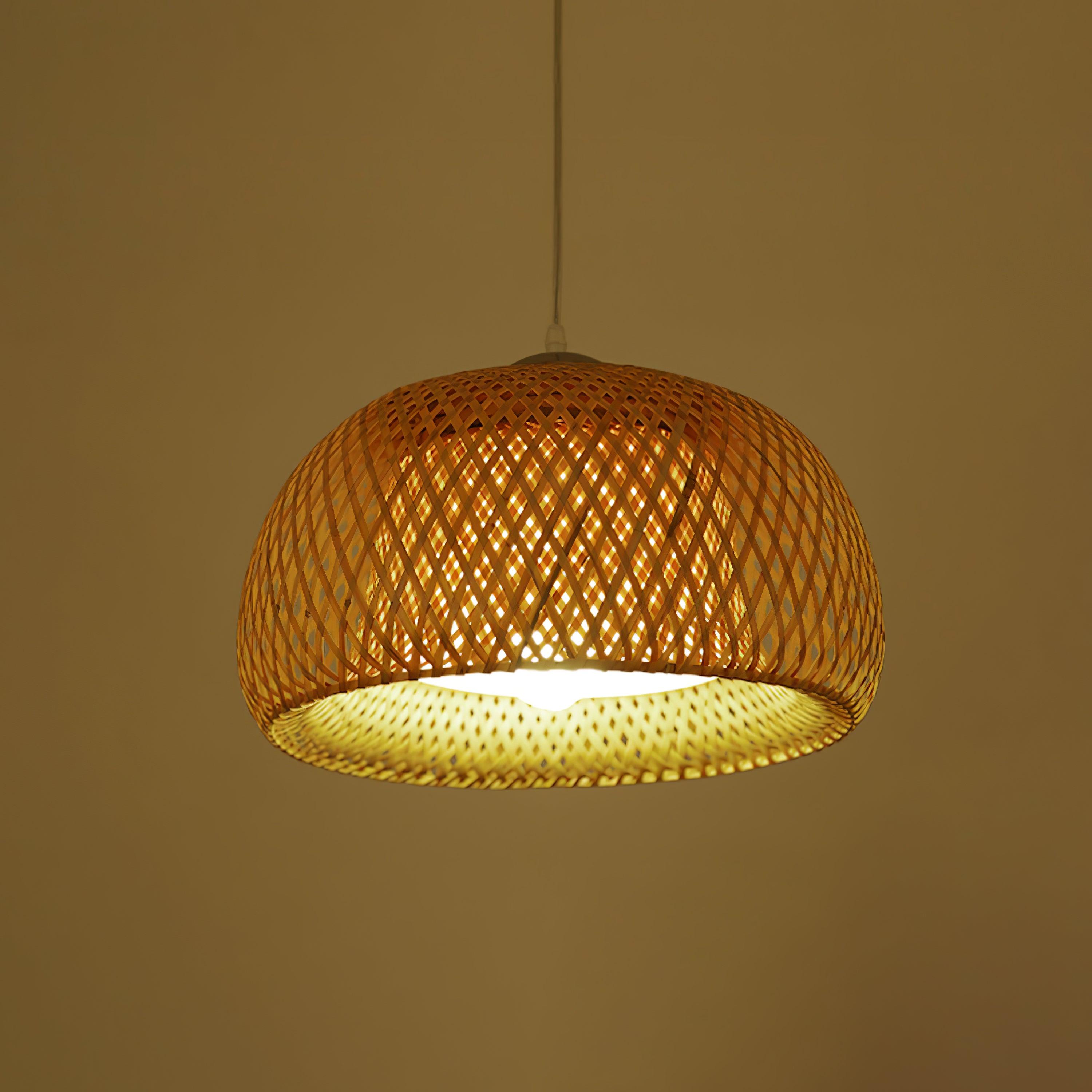 Zenith Bamboo Pendant Light - Cueteks