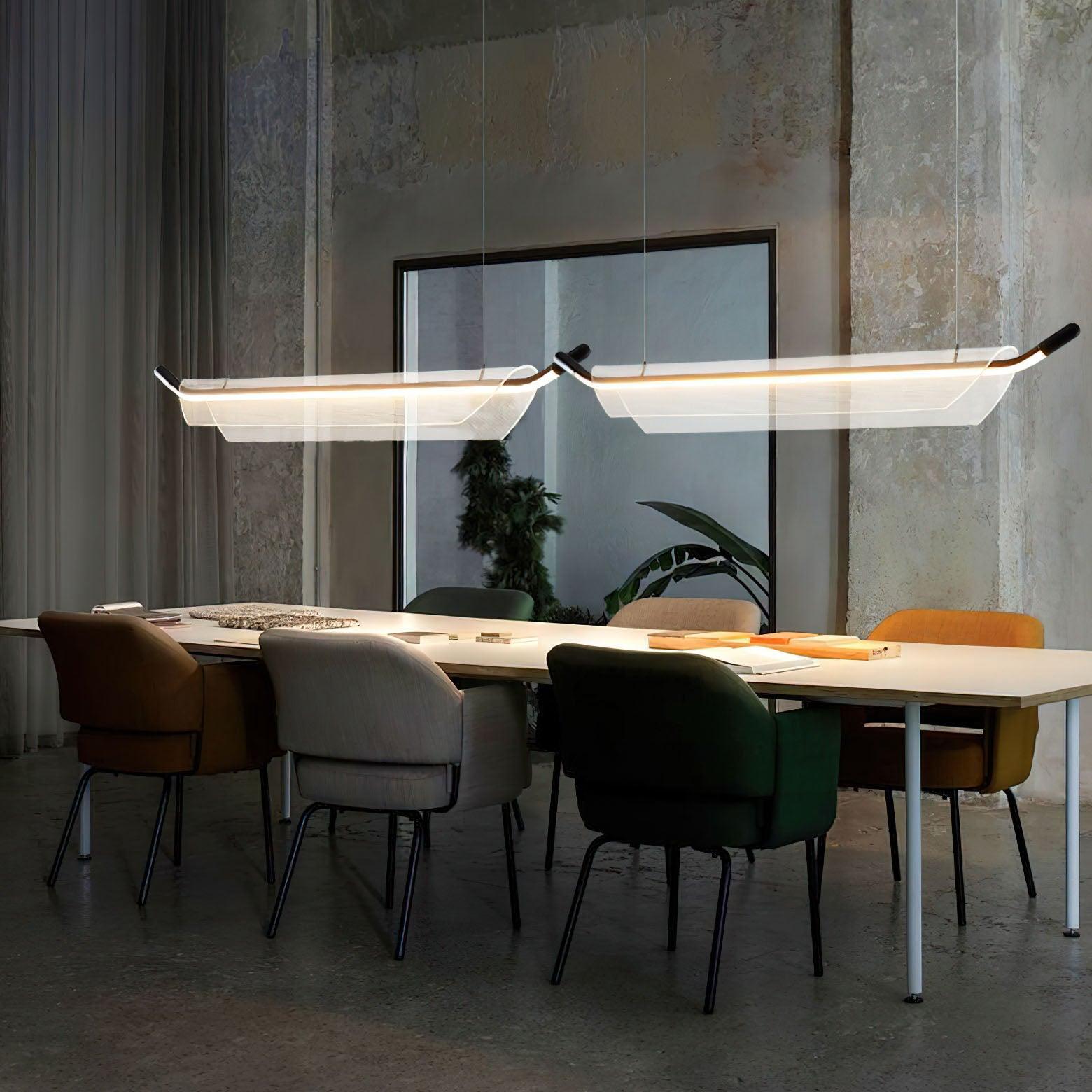 One Word Acrylic Pendant Light - Cueteks