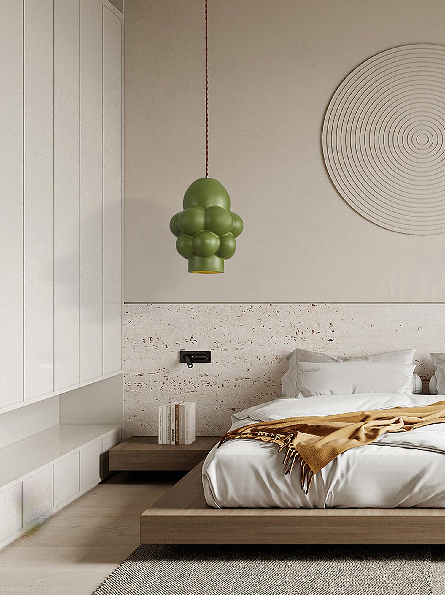 Resin Cream Pendant Lamp - Cueteks