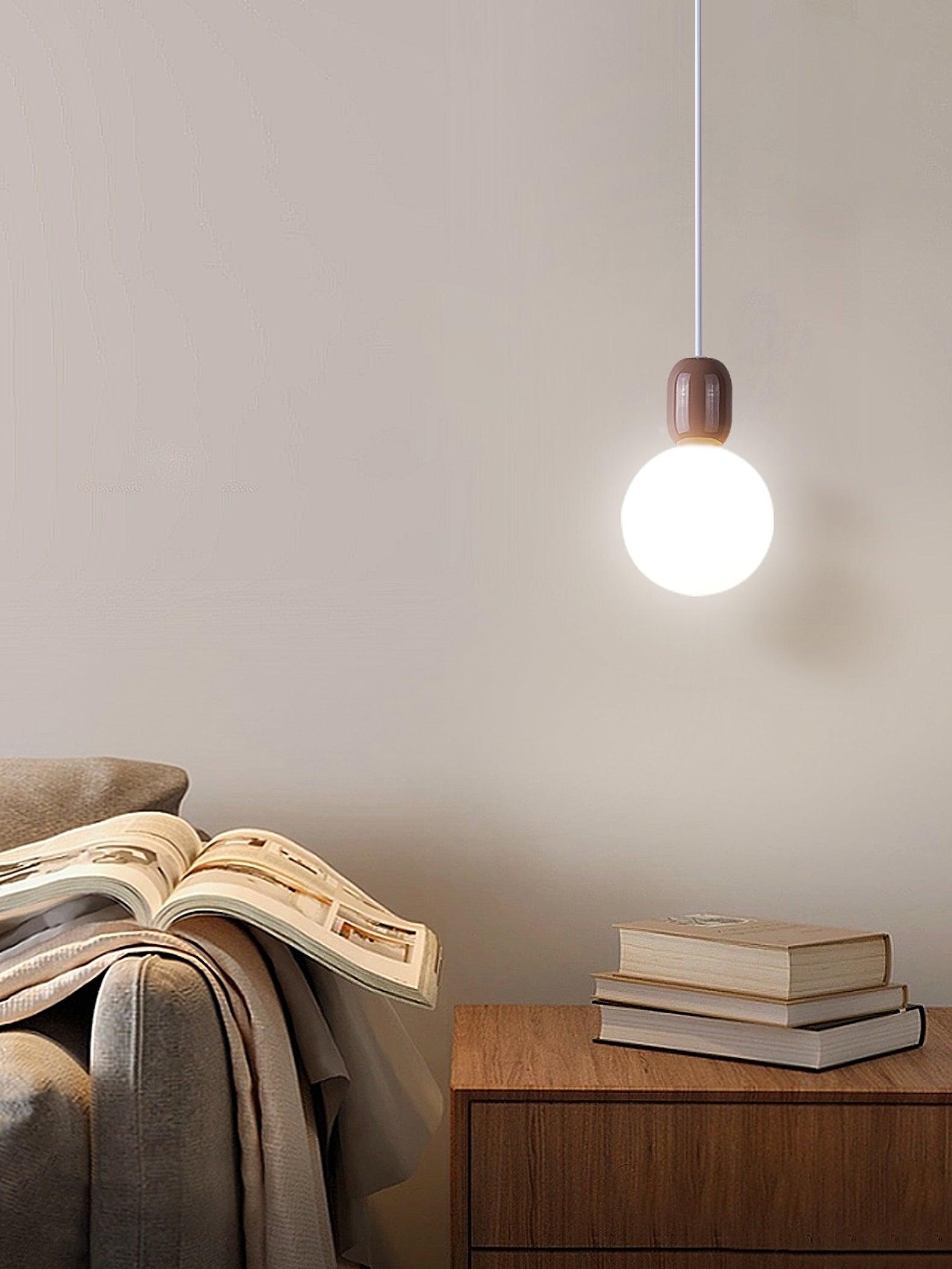 Acrylic Two Ball Pendant Light - Cueteks