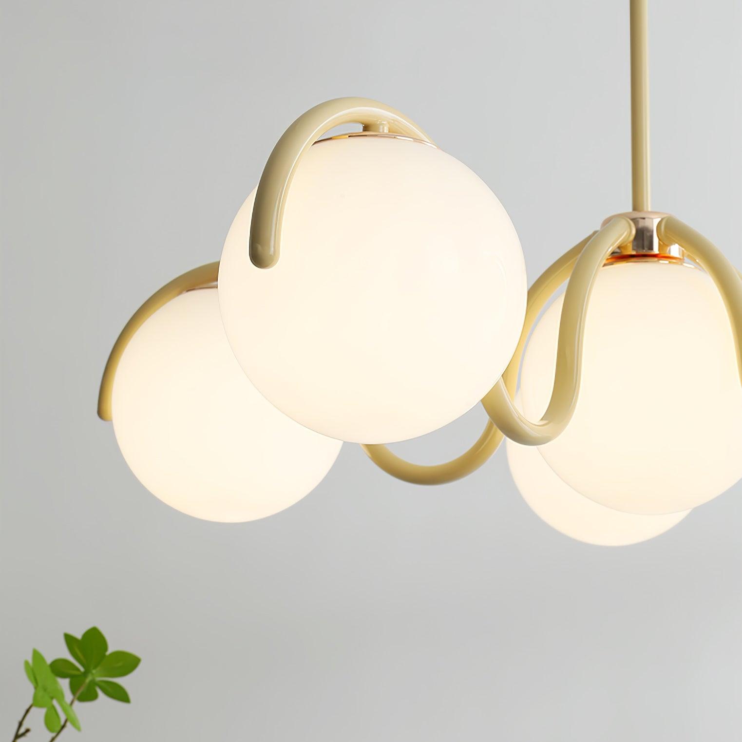 Reedway Curve Linear Chandelier - Cueteks