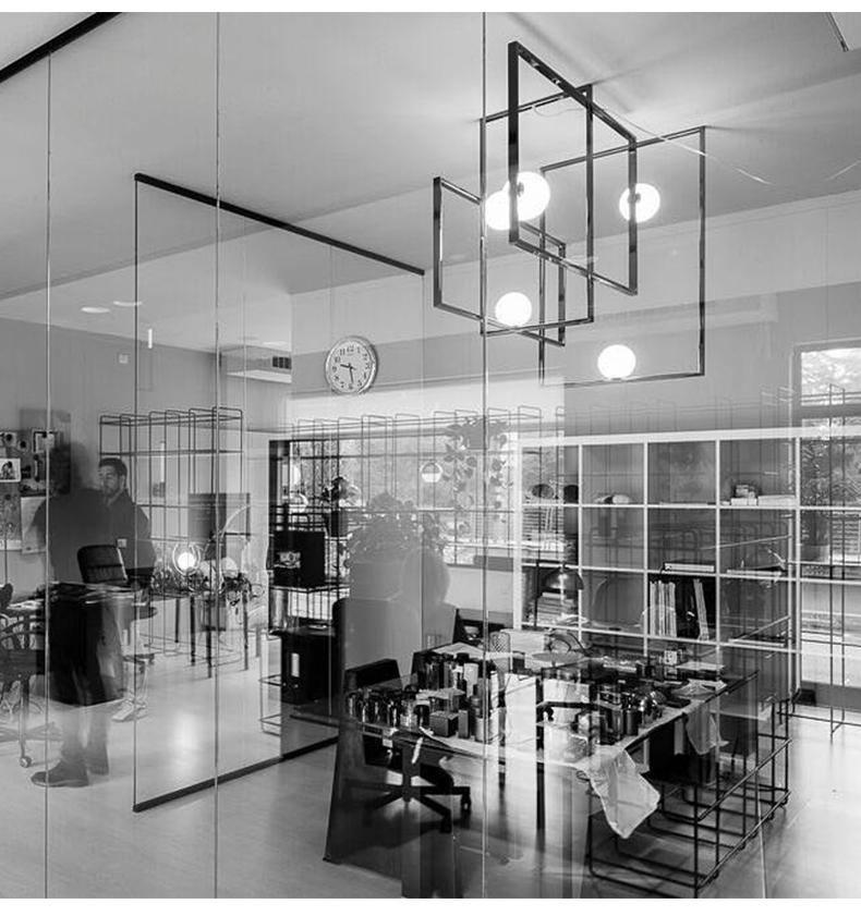 Mondrian Glass Ceiling Light - Cueteks