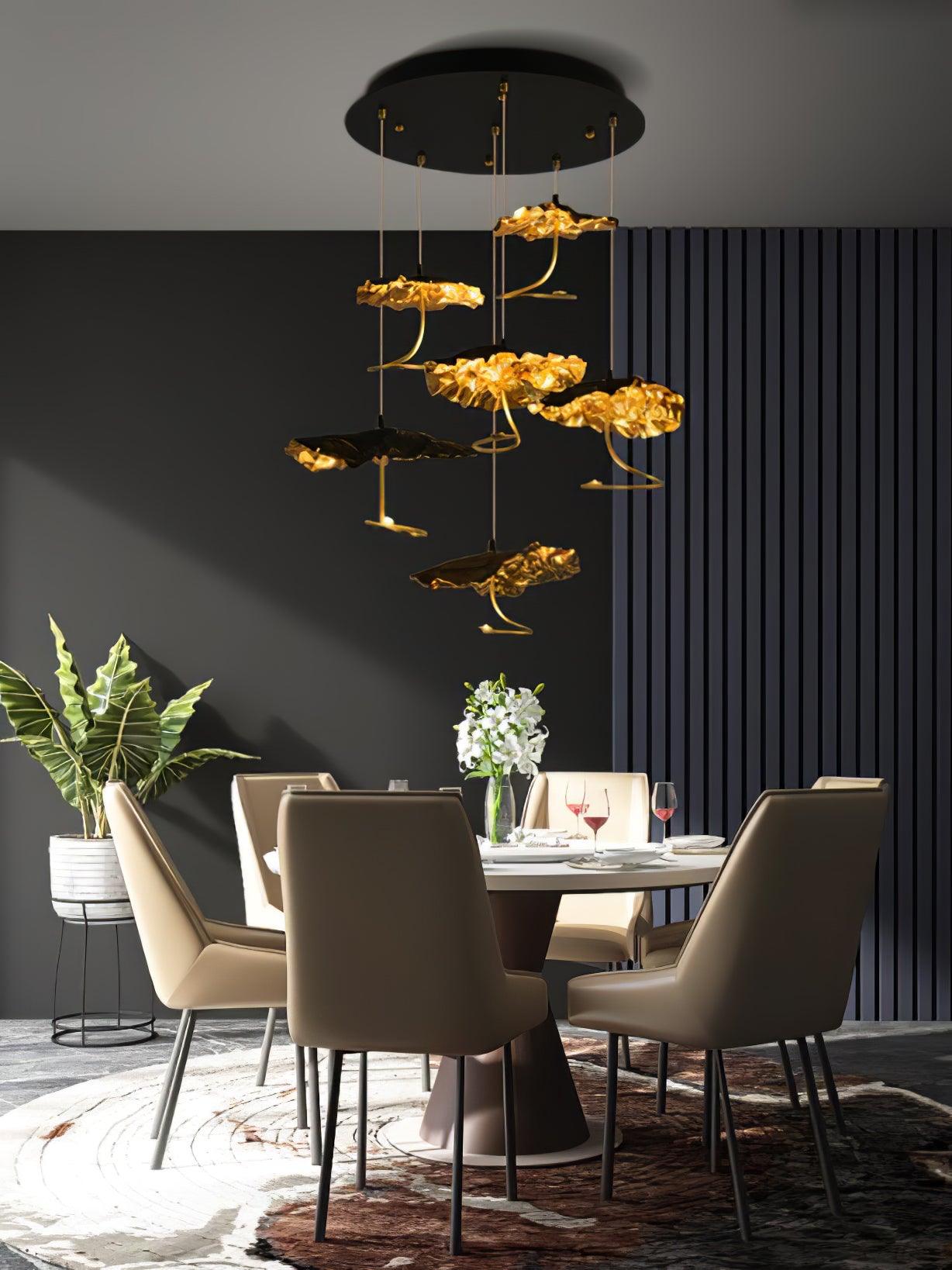 Brass Aviary Constellation Chandelier - Cueteks
