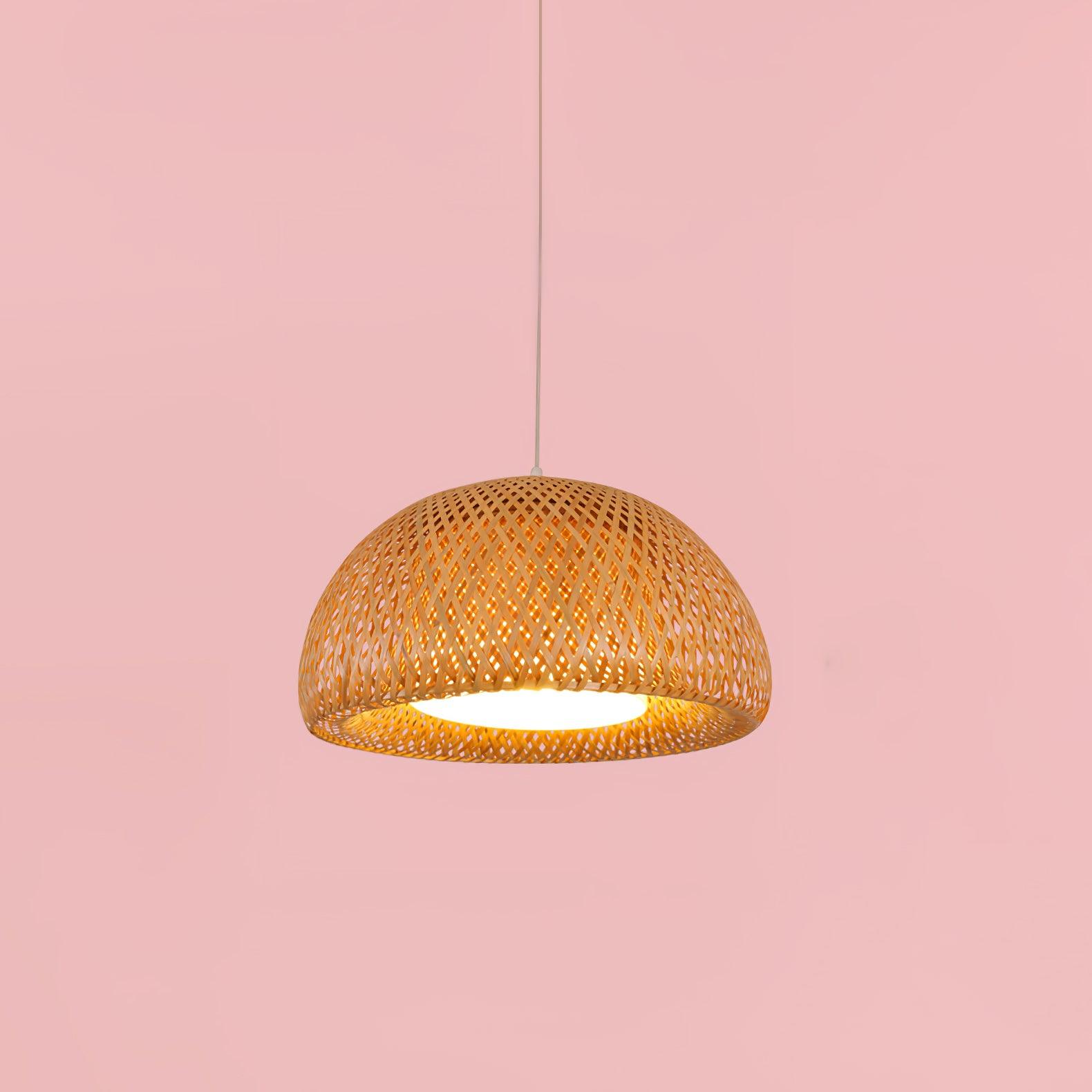 Zenith Bamboo Pendant Light - Cueteks