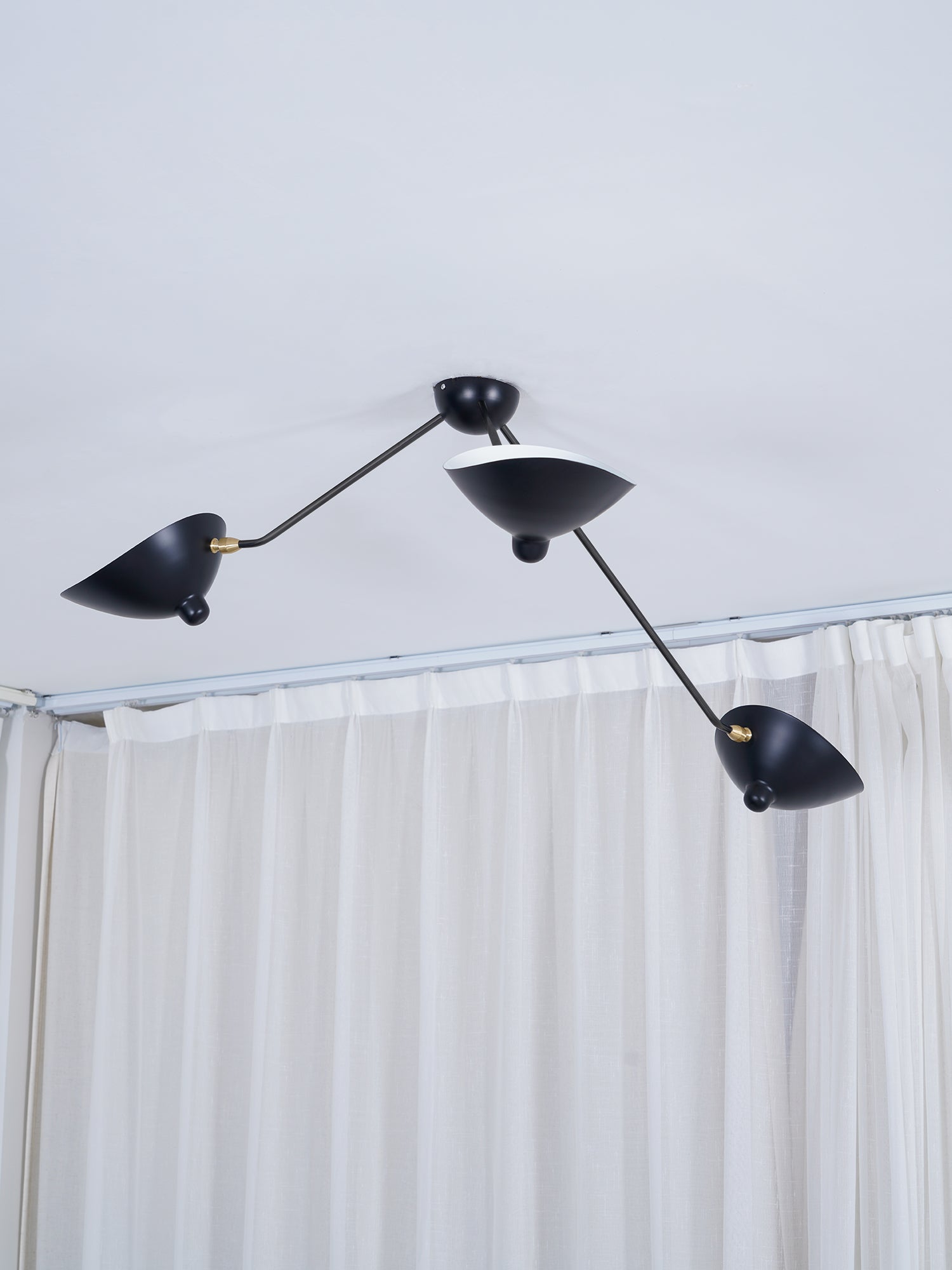 Serge Mouille Ceiling Lamp B - Cueteks