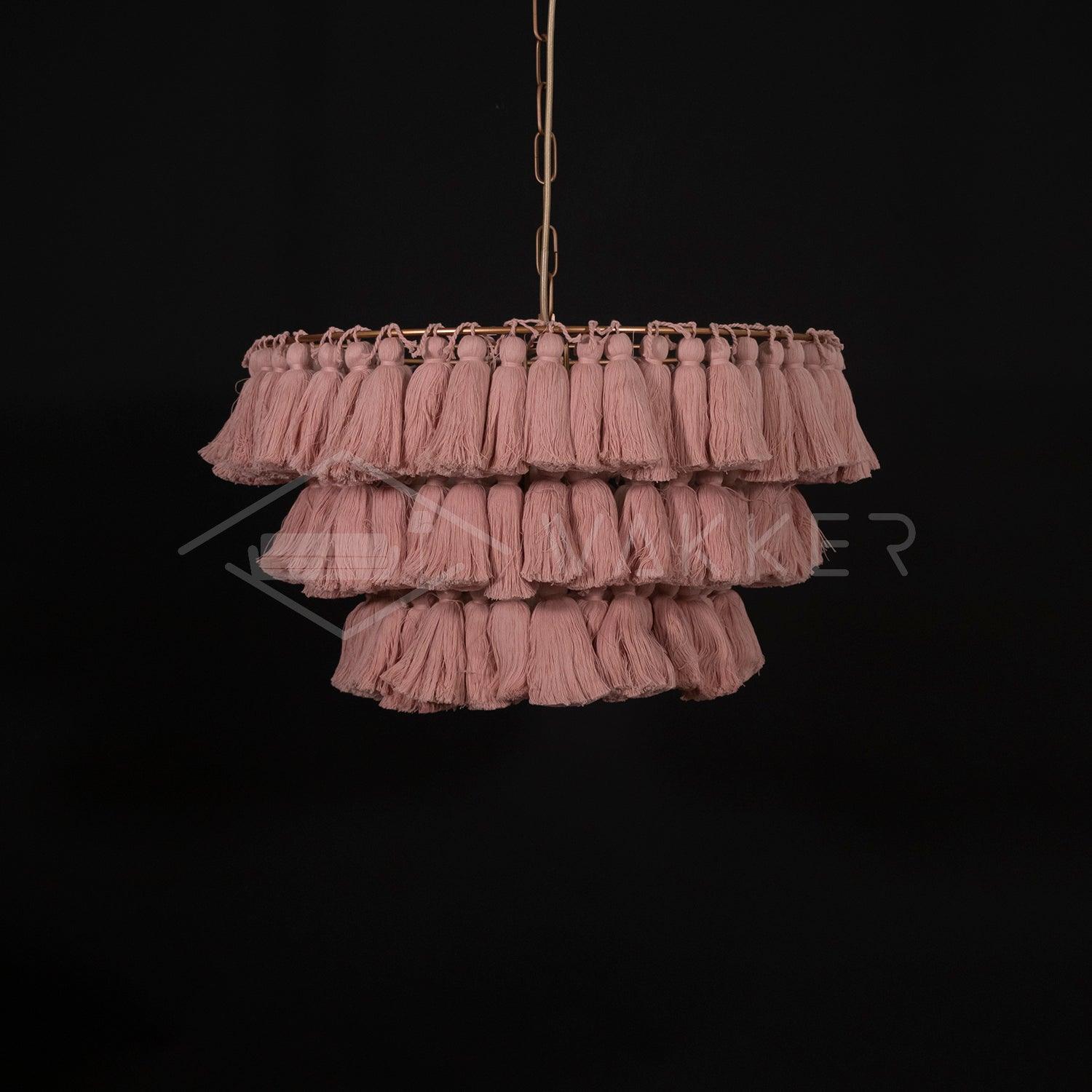 Fela Tassel Chandelier - Cueteks