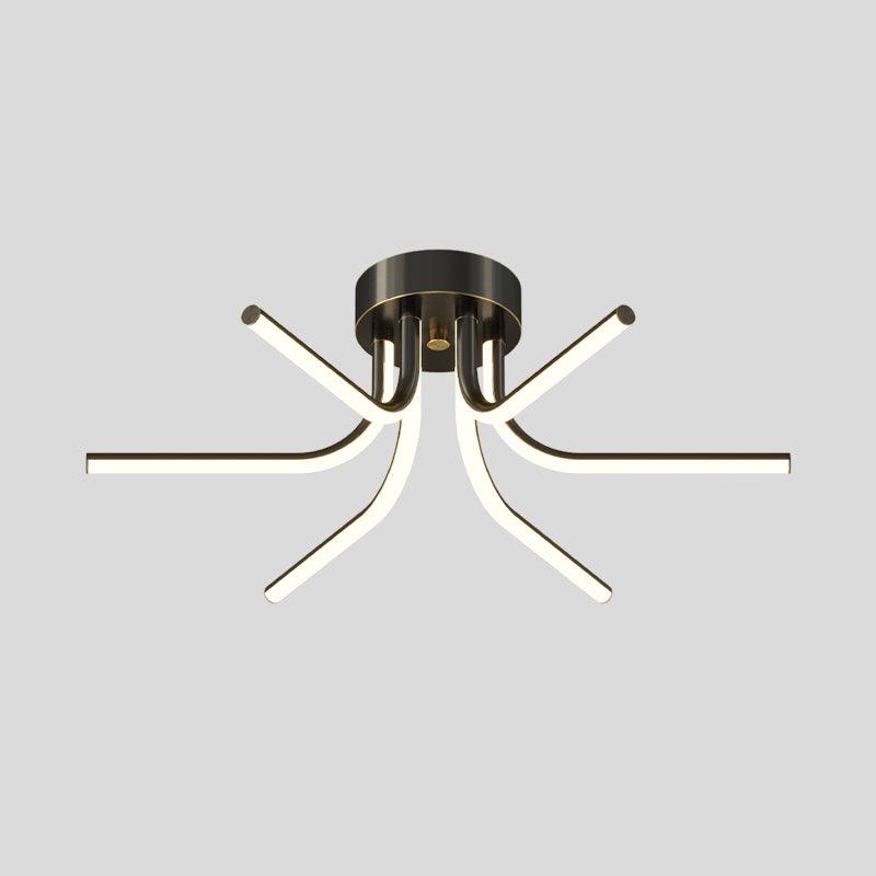 Brass Starbursts Ceiling Lamp - Cueteks