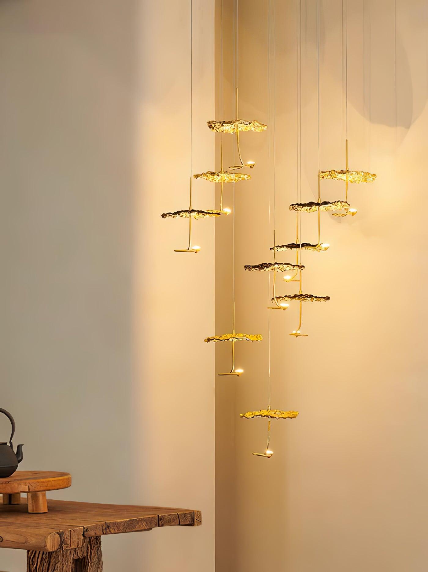 Brass Aviary Constellation Chandelier - Cueteks