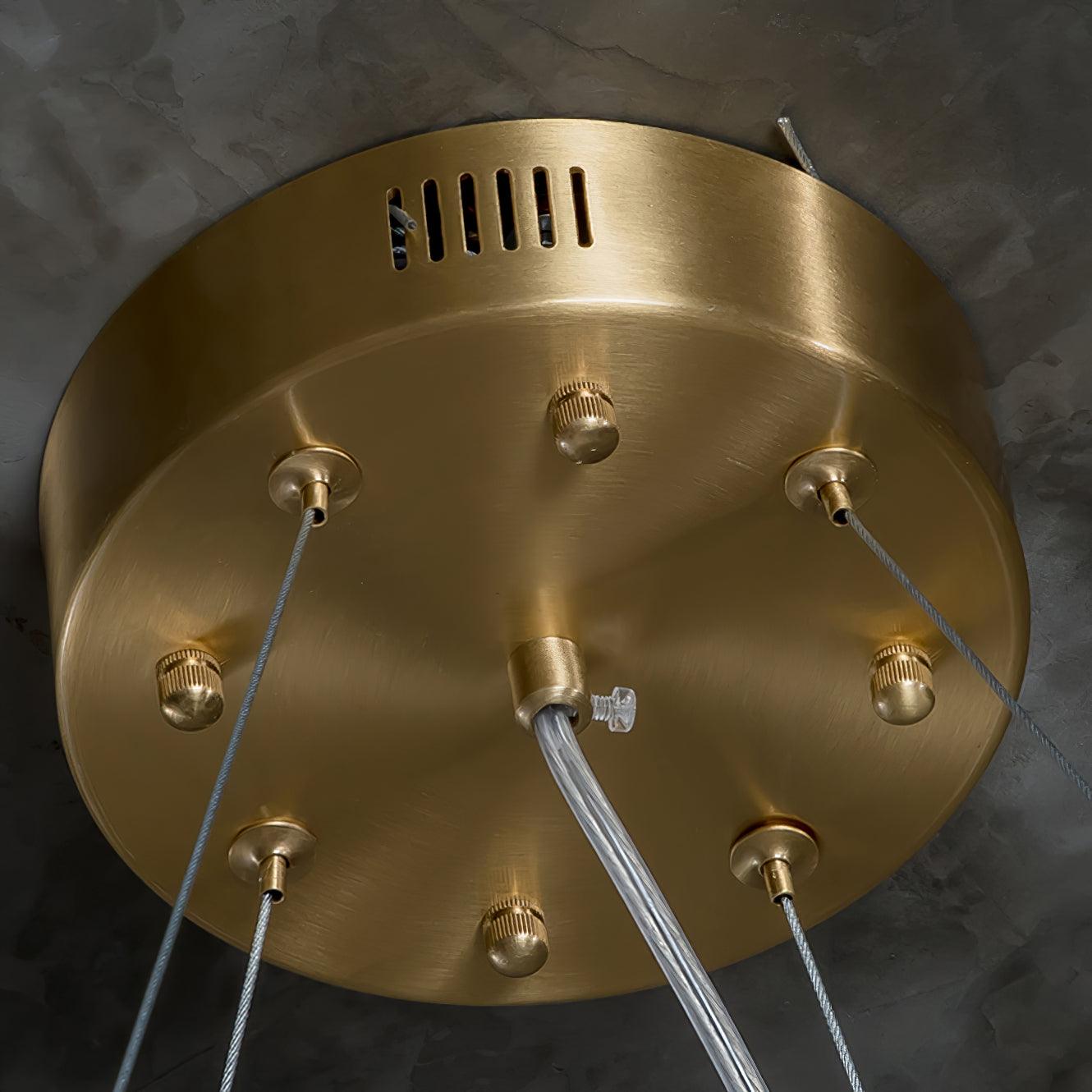 Rock Alabaster Chandelier - Cueteks
