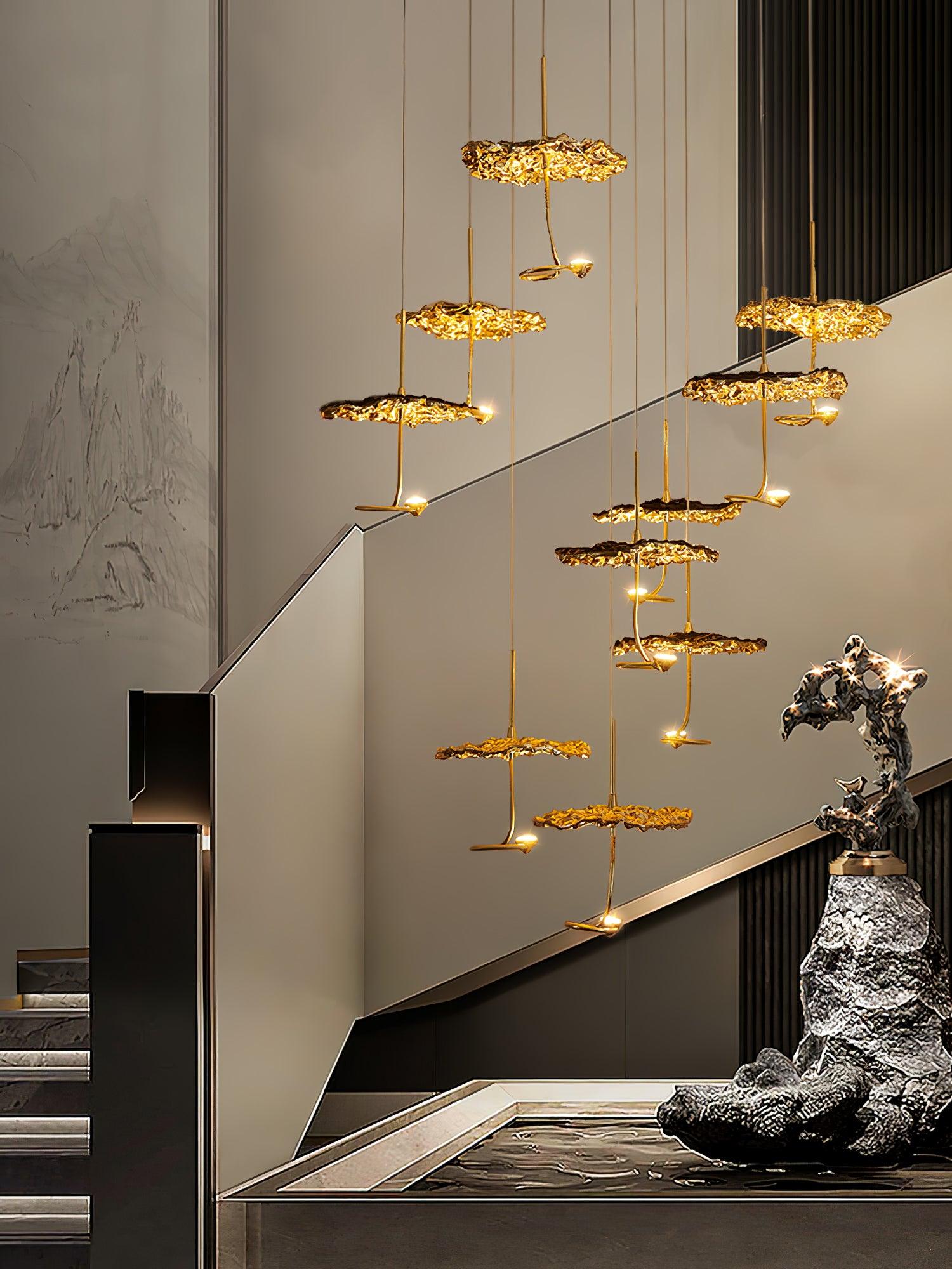 Brass Aviary Constellation Chandelier - Cueteks