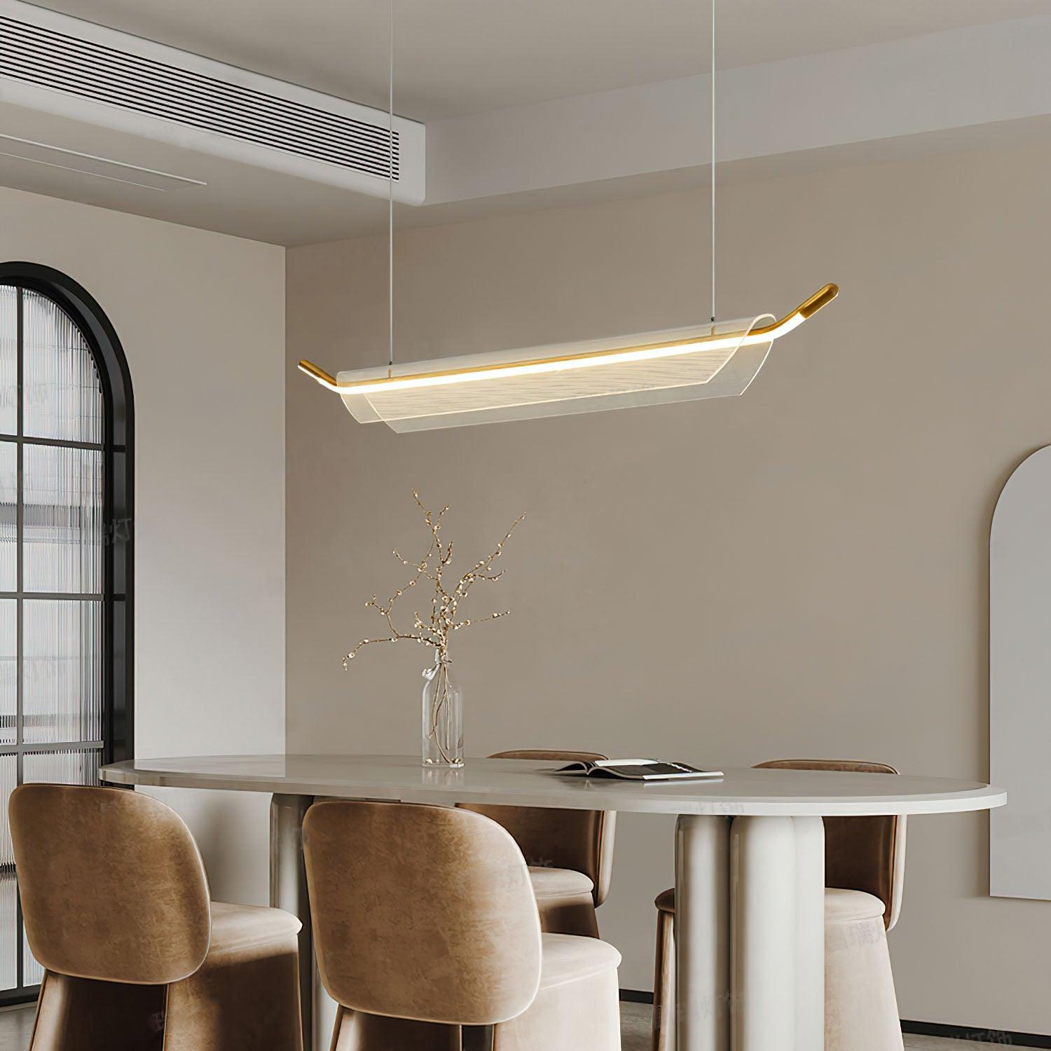 One Word Acrylic Pendant Light - Cueteks