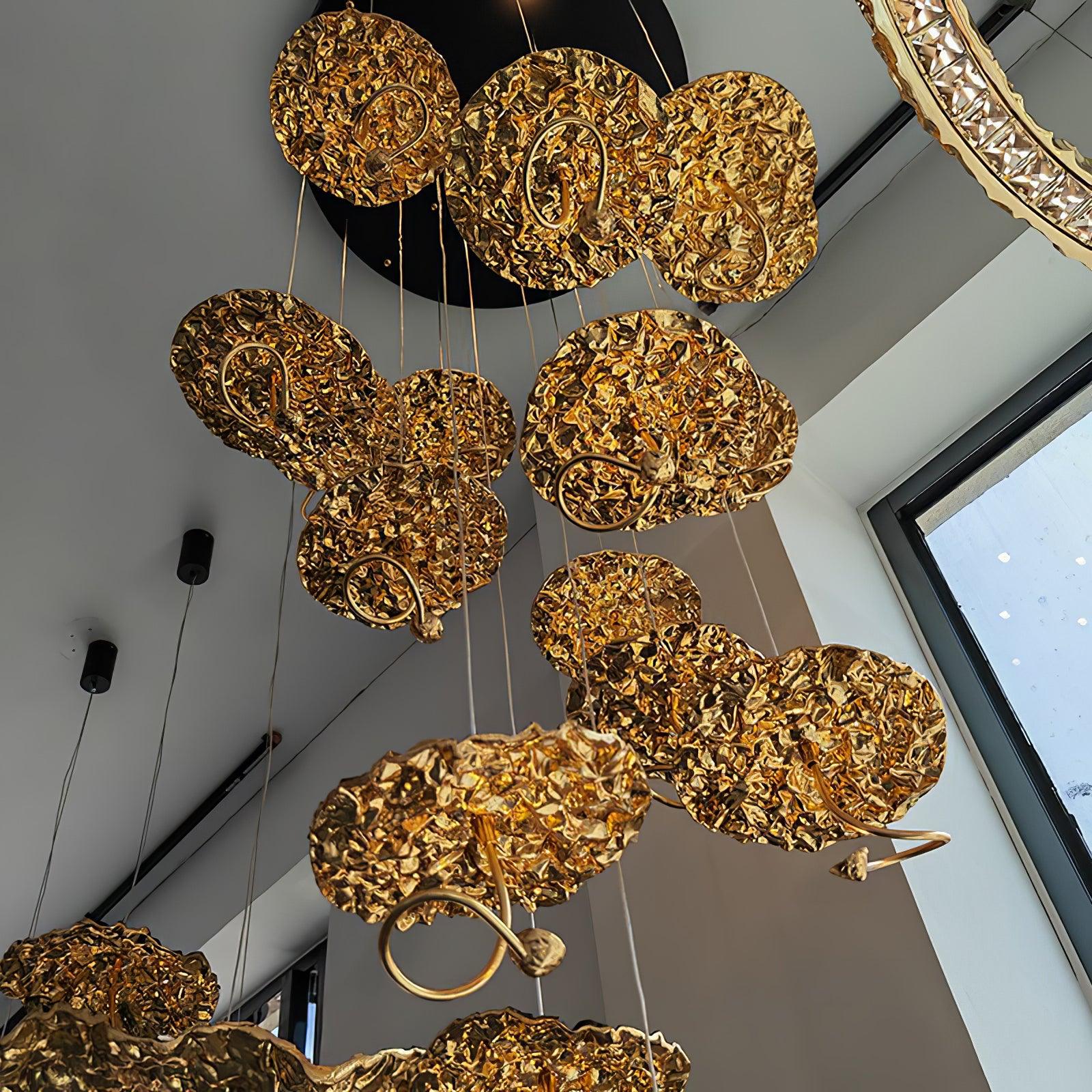 Brass Aviary Constellation Chandelier - Cueteks