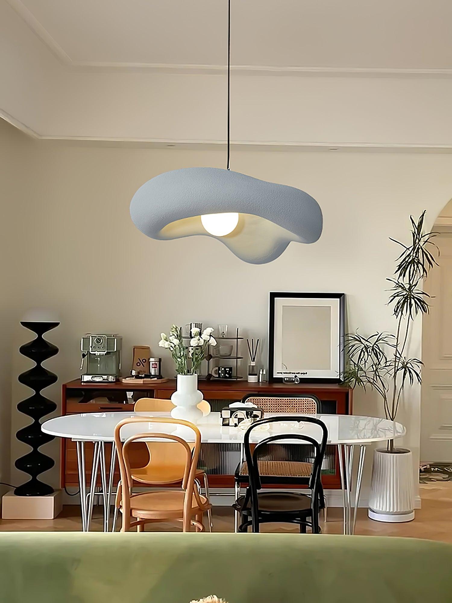 Grey Lumina pendant in a dining room