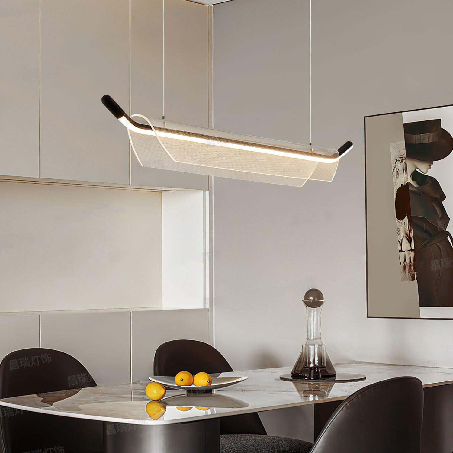 One Word Acrylic Pendant Light - Cueteks