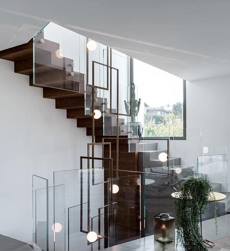 Mondrian Glass Ceiling Light - Cueteks