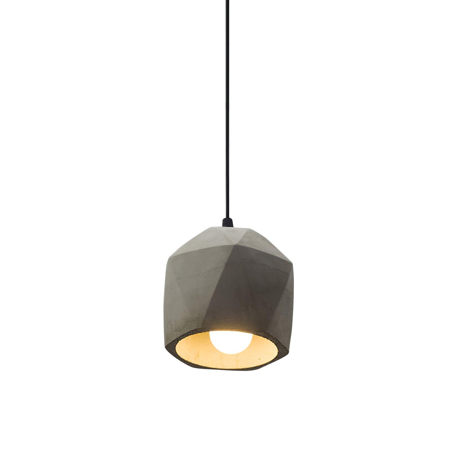 Faceted rounded Georgia shade, 15 × 12 cm