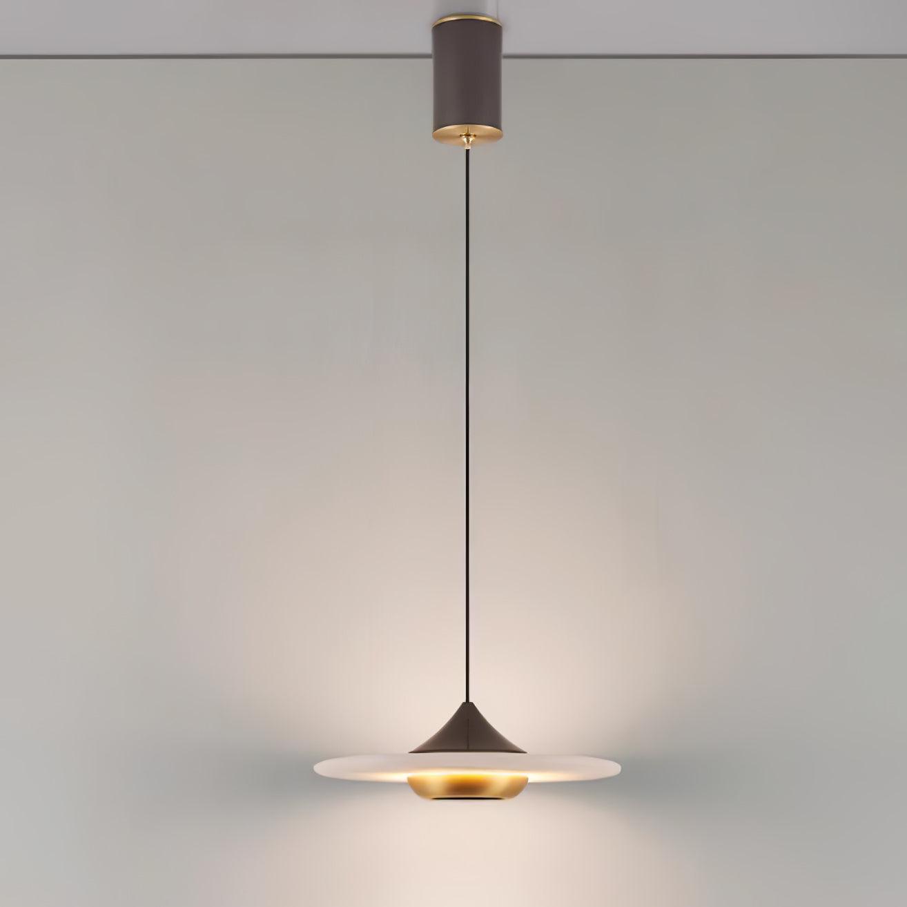 Flying Saucer Marble Pendant Lamp - Cueteks