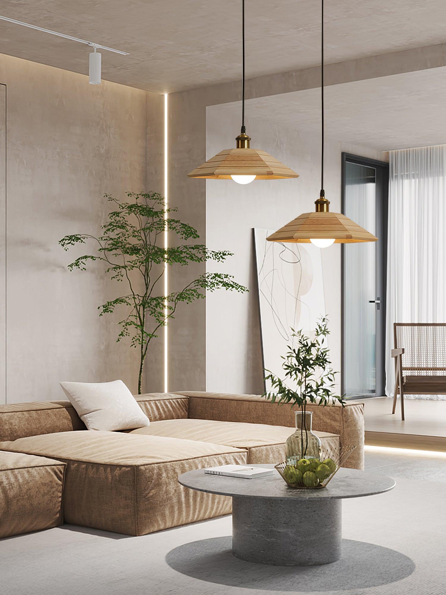 Aeyee Wood Pendant Light - Cueteks