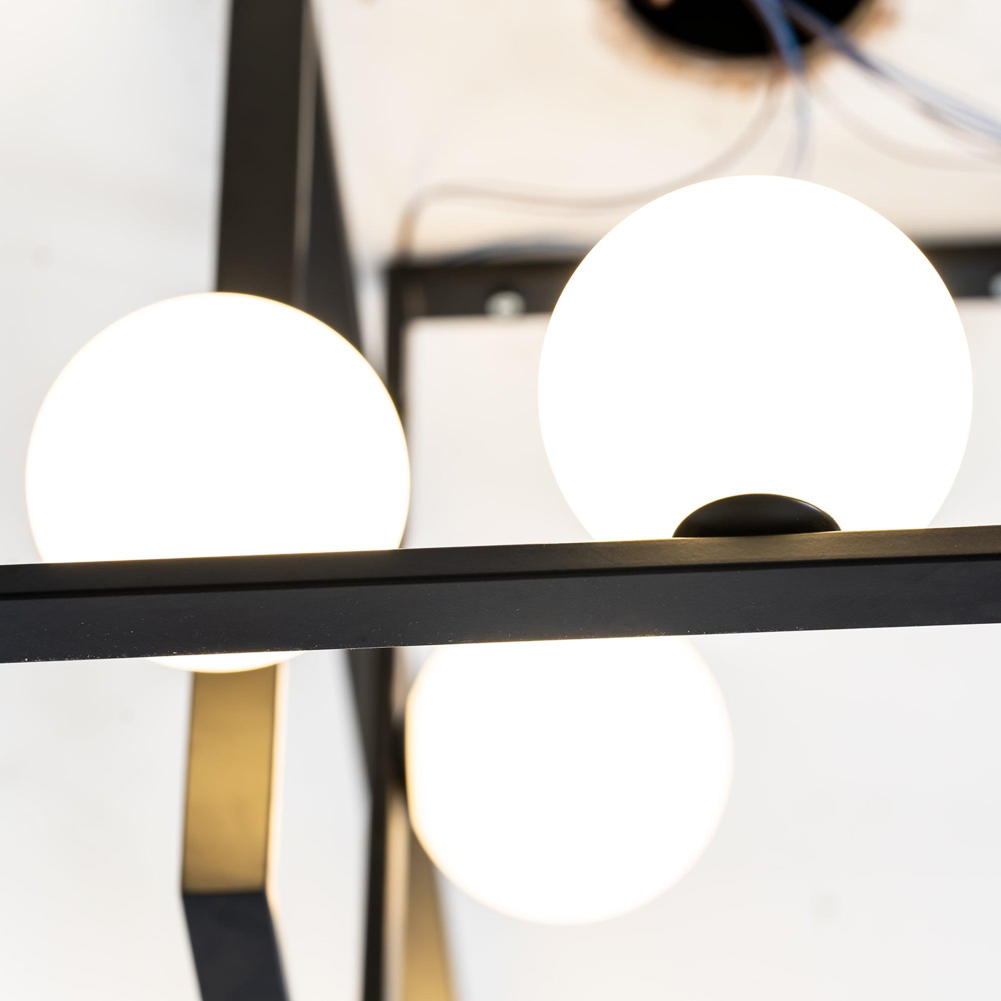Mondrian Glass Ceiling Light - Cueteks