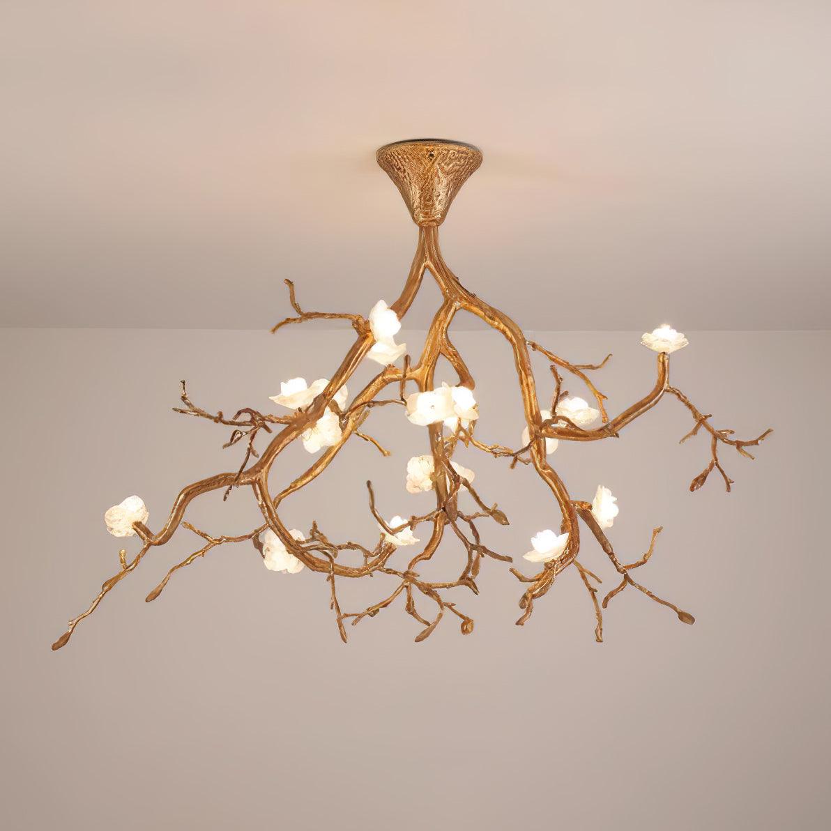 Tree Branches Flower Ceiling Lamp - Cueteks