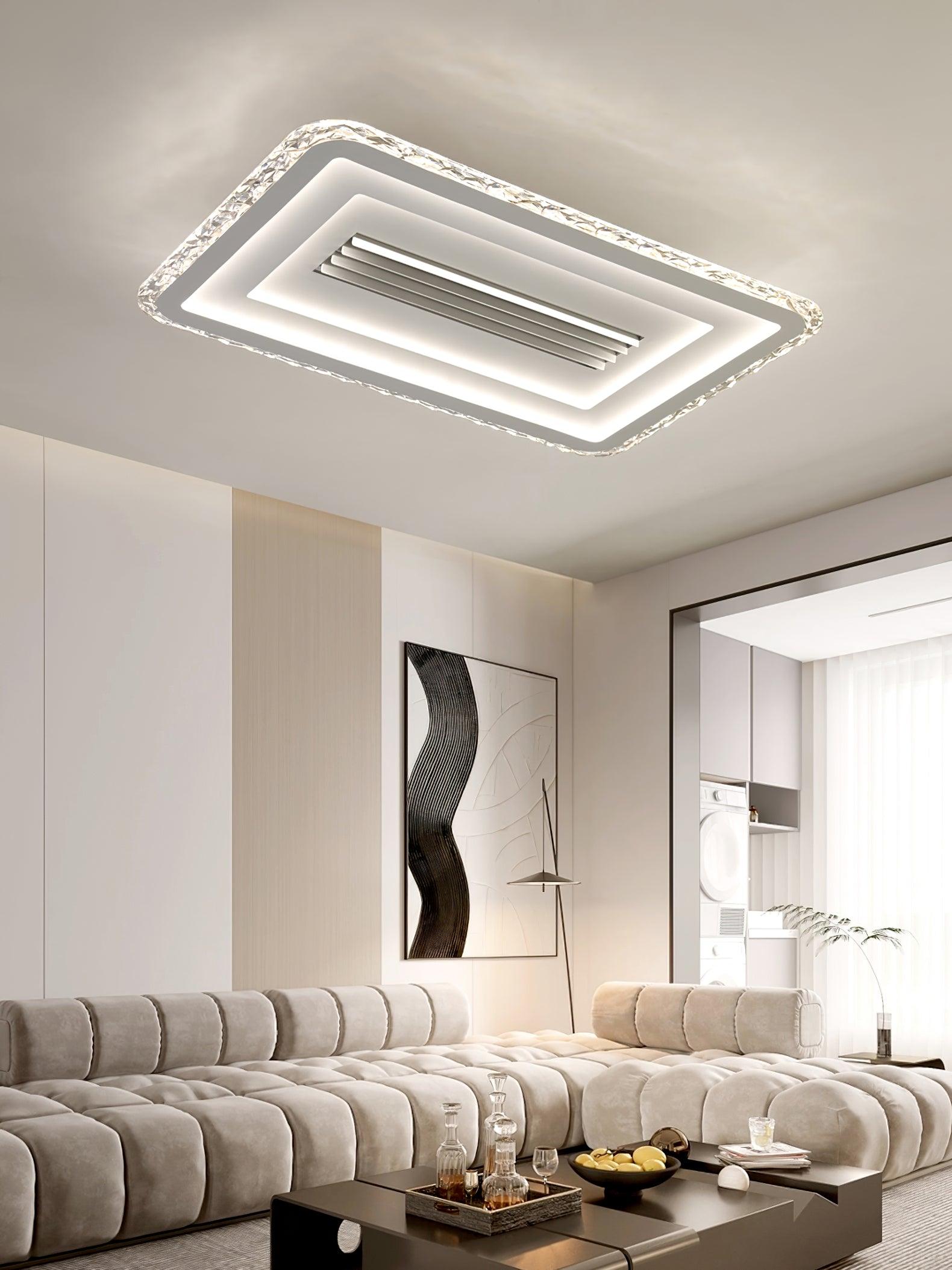 Acrylic Ultrathin Rectangle Ceiling Lamp - Cueteks