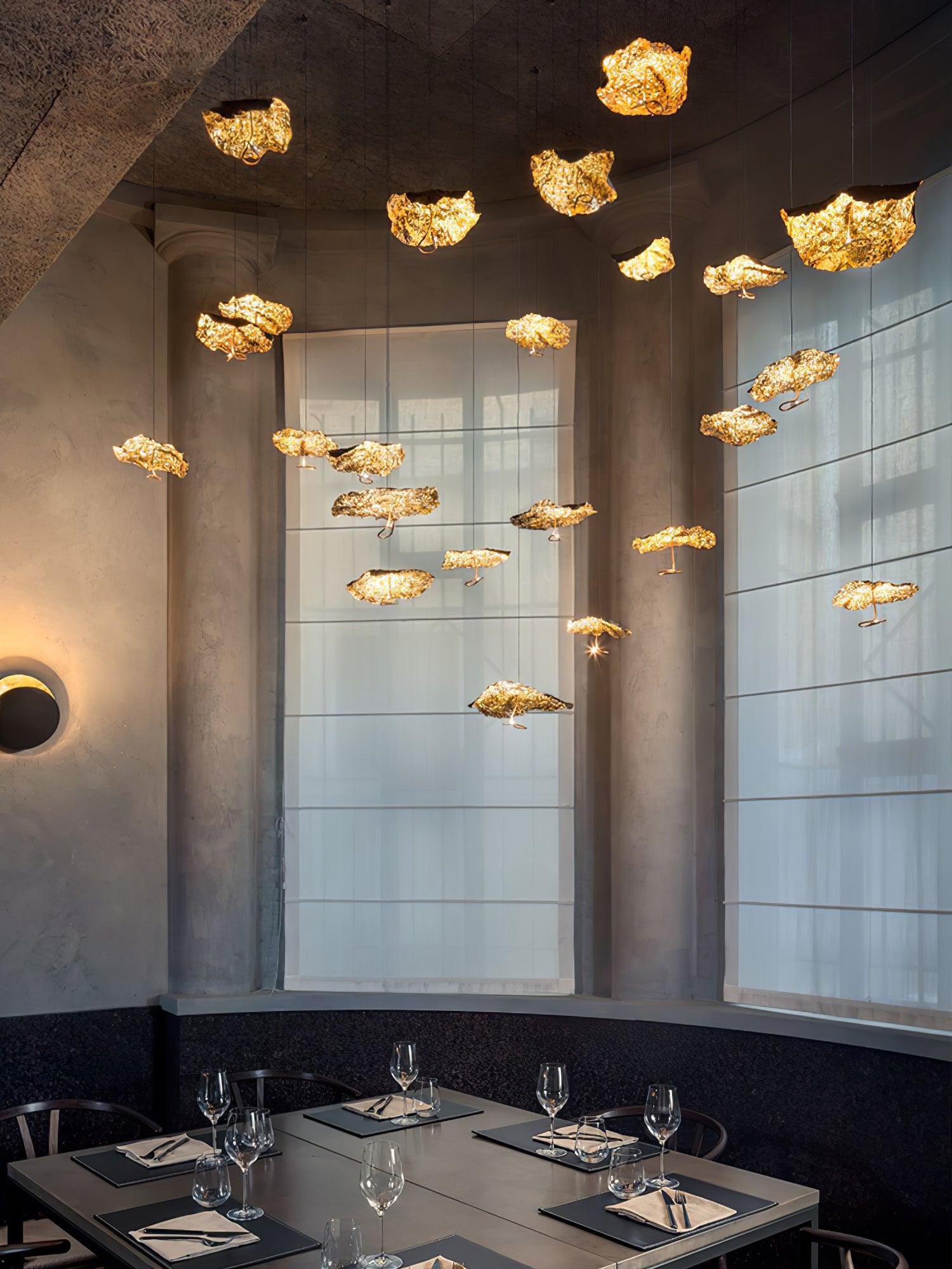Brass Aviary Constellation Chandelier - Cueteks
