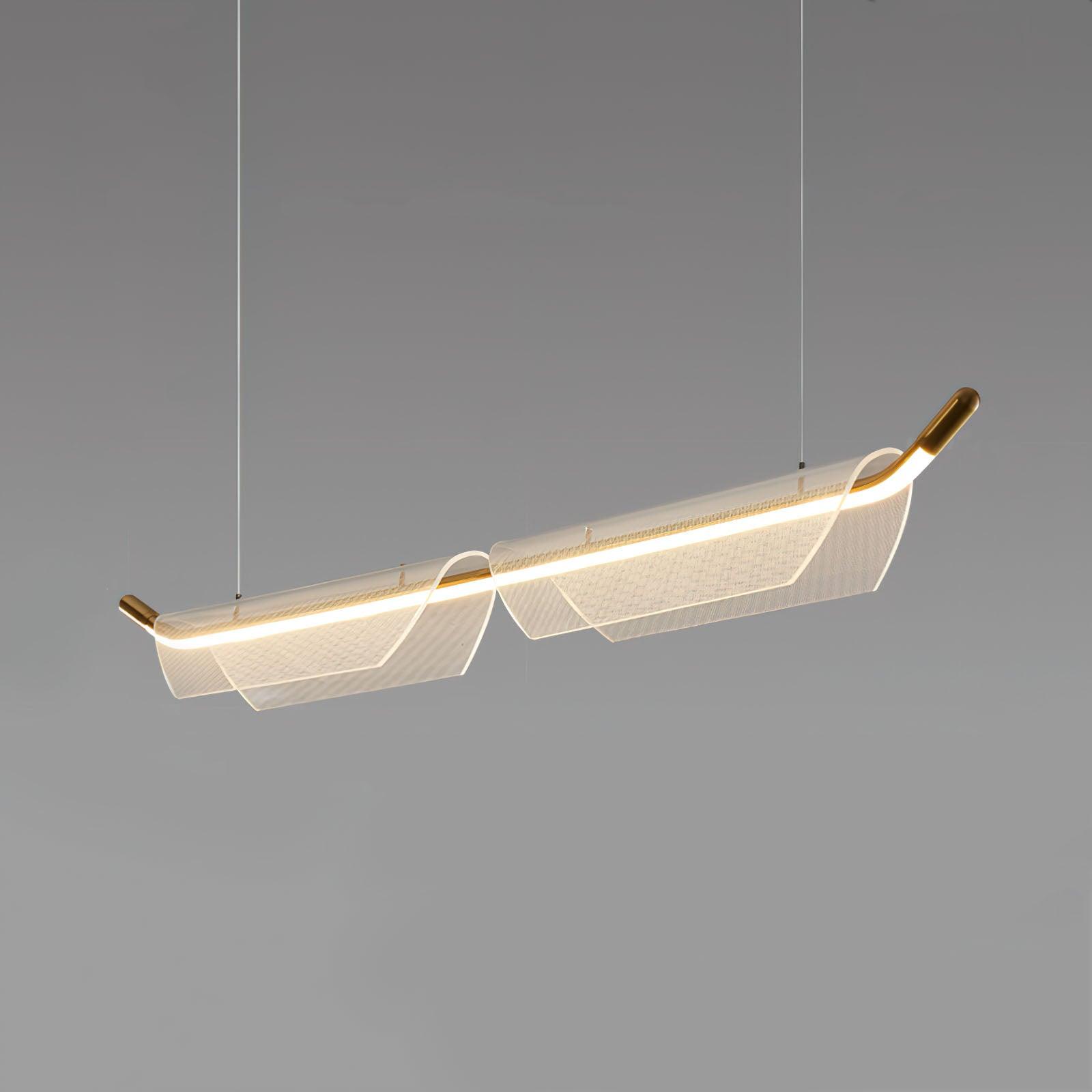 Two Boats Acrylic Pendant Light - Cueteks