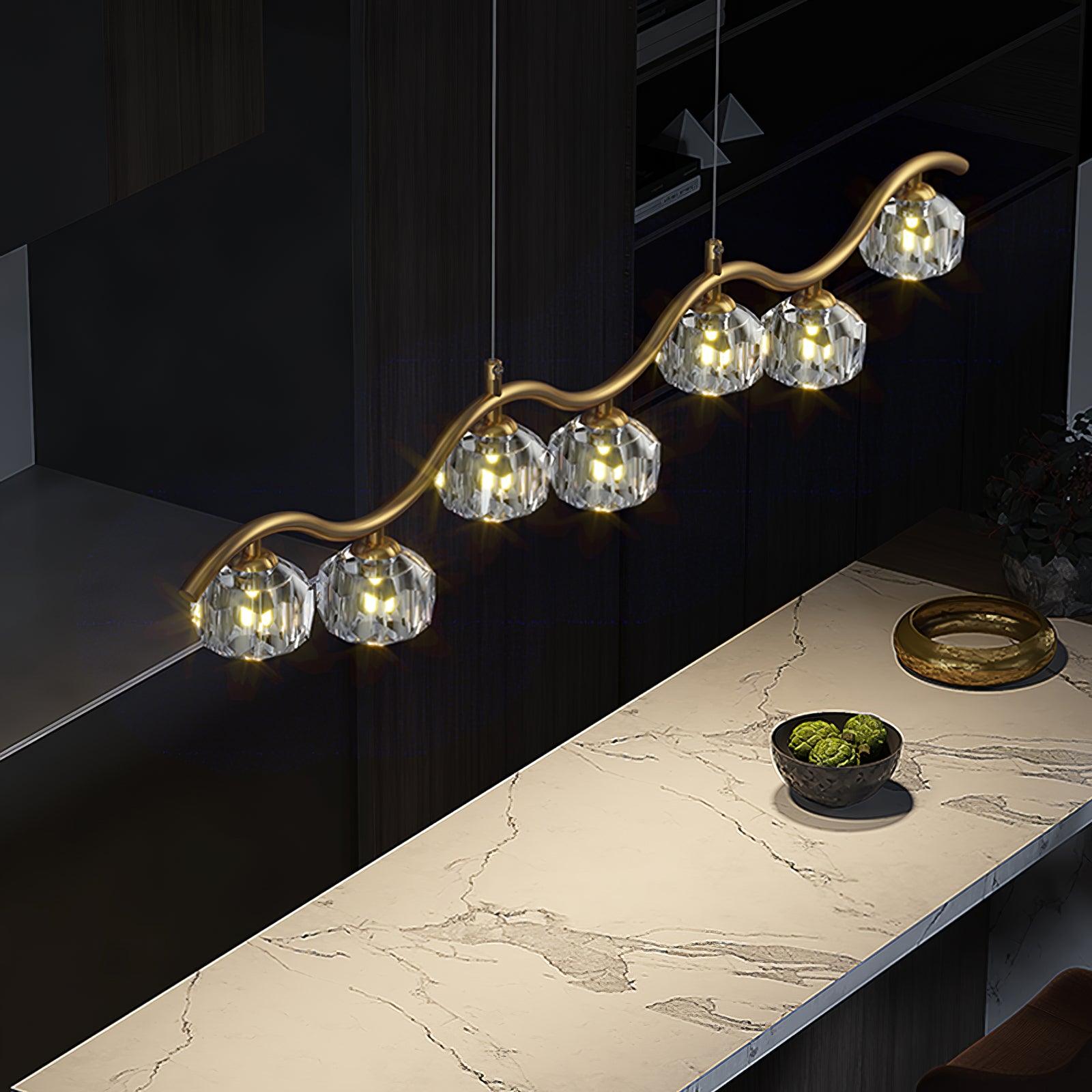 Eara Crystal Chandelier - Cueteks