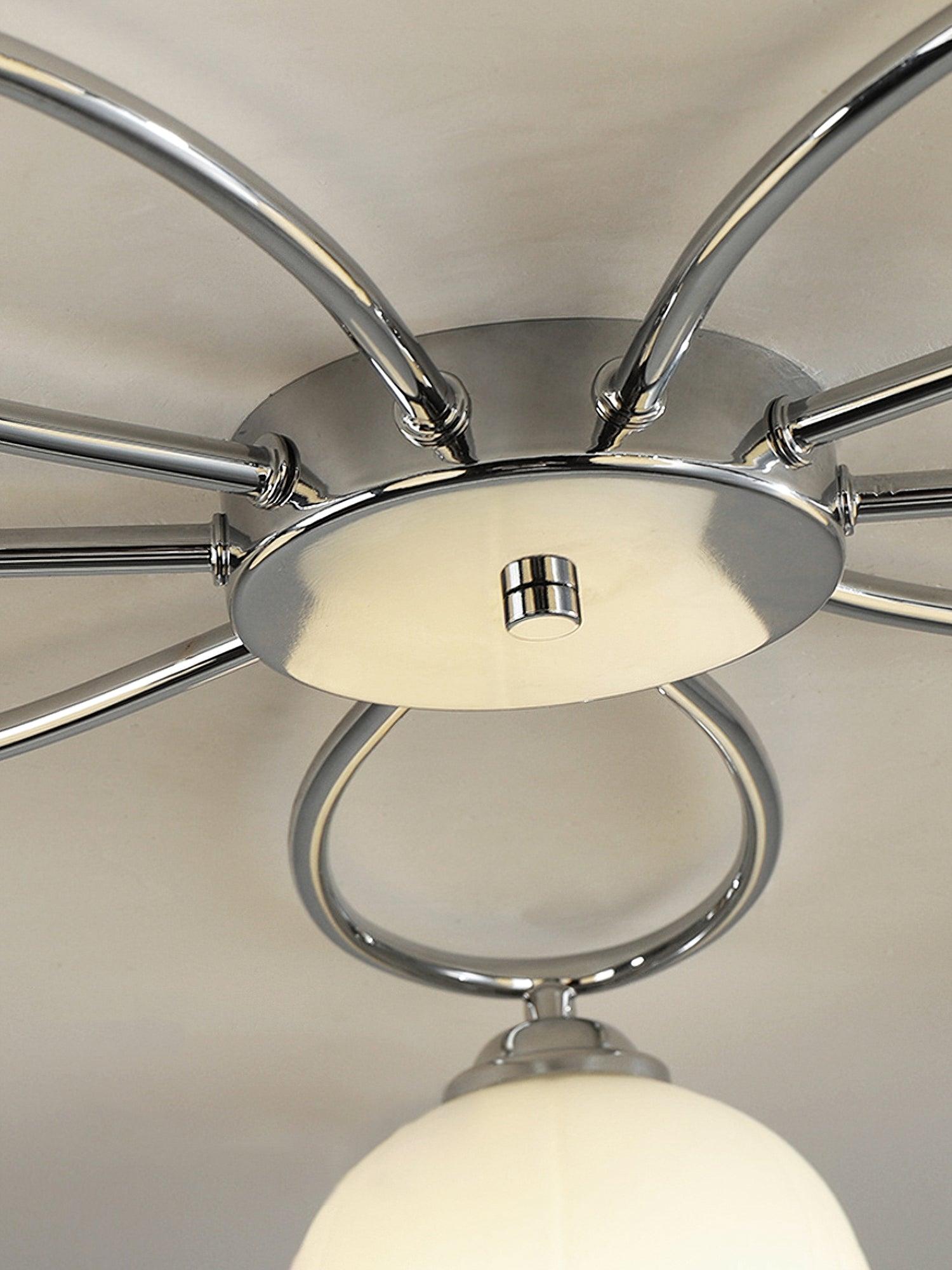 Floral Glass Ceiling Lamp - Cueteks
