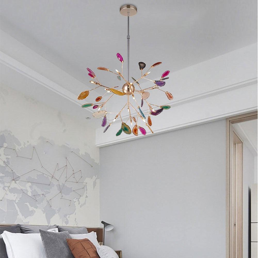 Agate Flake Chandelier - Cueteks