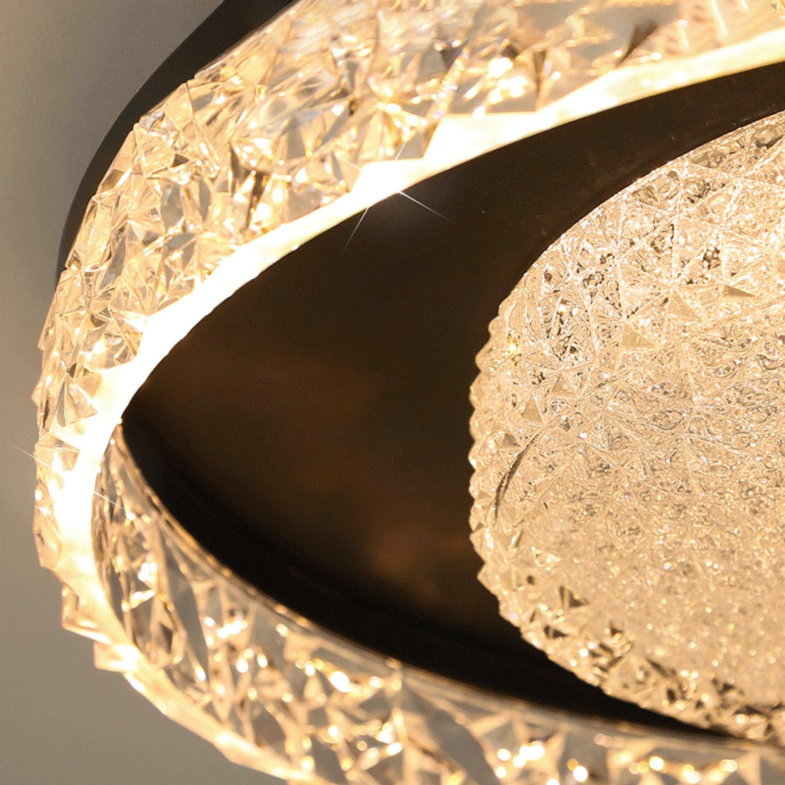 Crystal Embedded Ceiling lamp - Cueteks