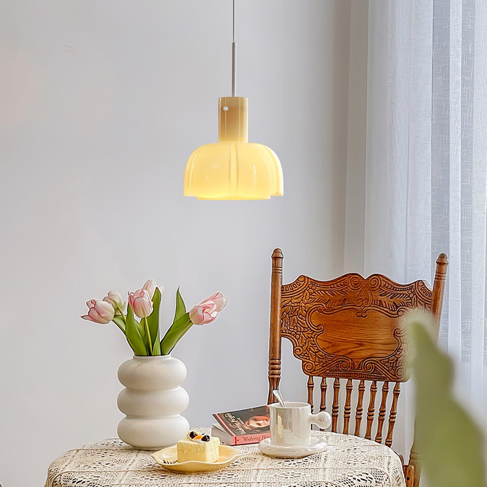 Lumina Petal Glass Pendant Light - Cueteks
