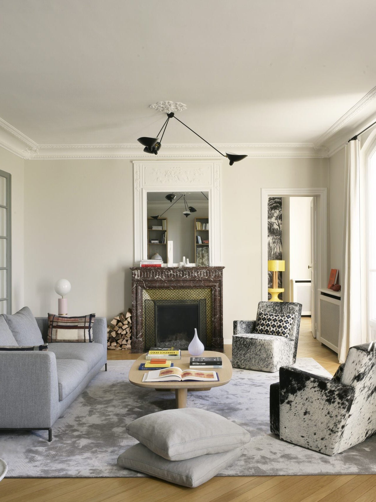Serge Mouille Ceiling Lamp B - Cueteks