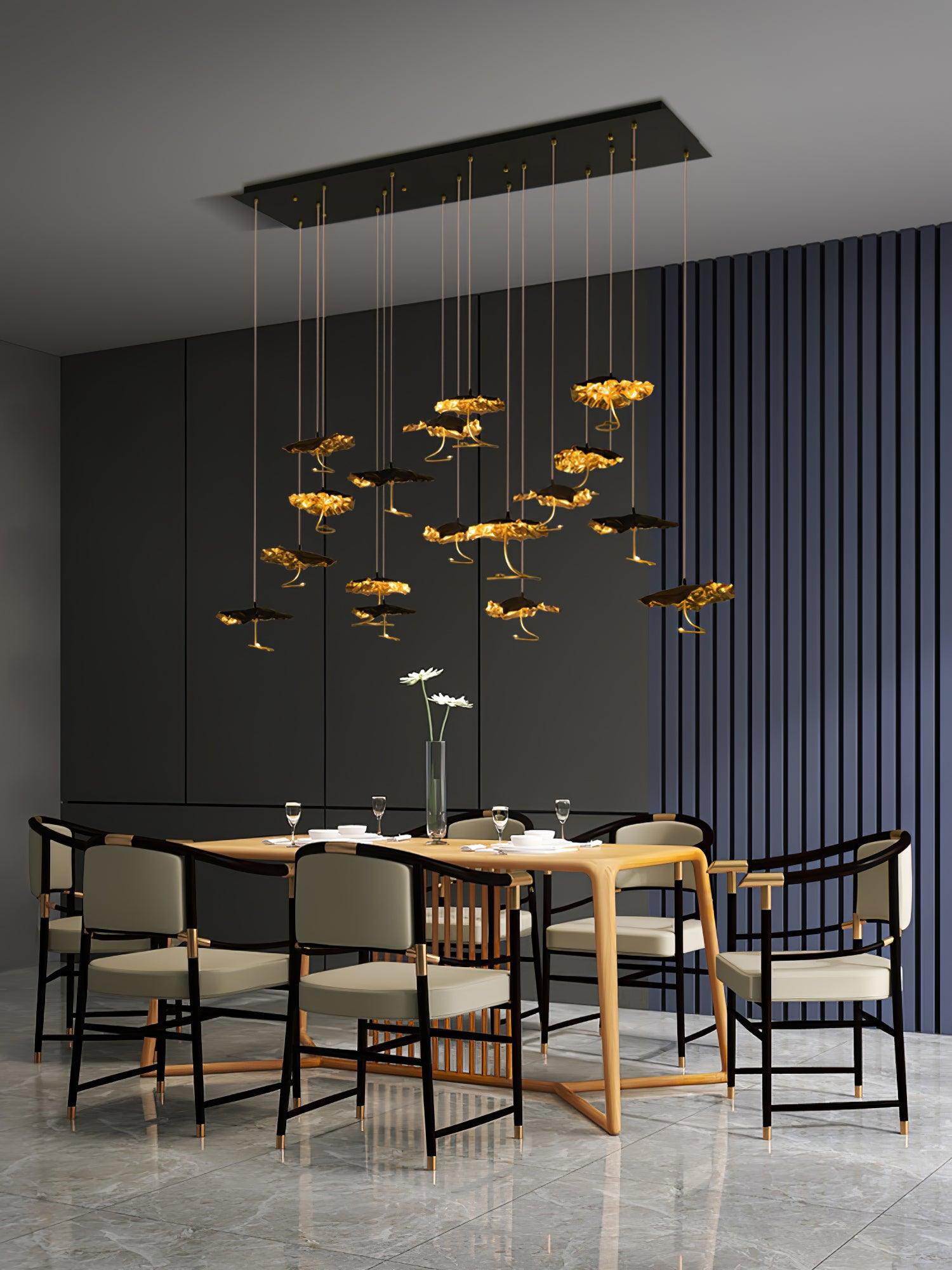 Brass Aviary Constellation Chandelier - Cueteks