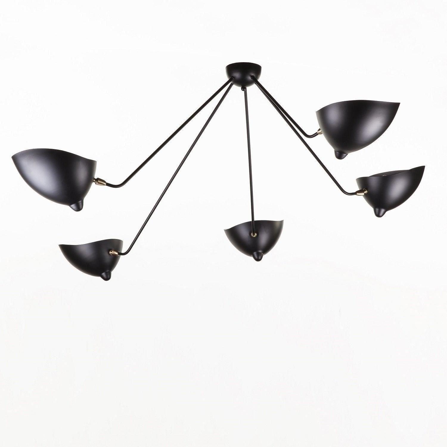 Serge Mouille Ceiling Lamp B - Cueteks