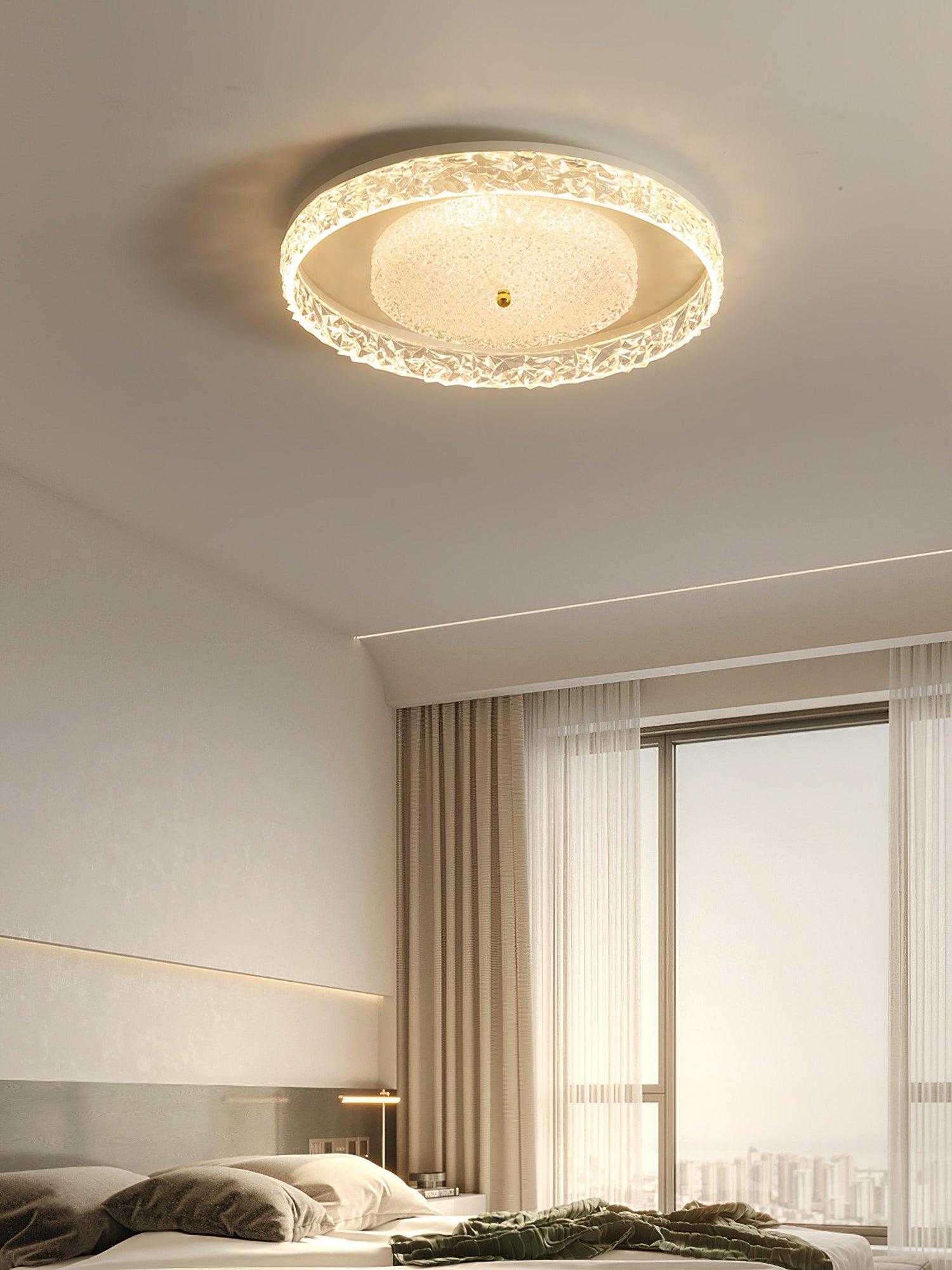 Crystal Embedded Ceiling lamp - Cueteks