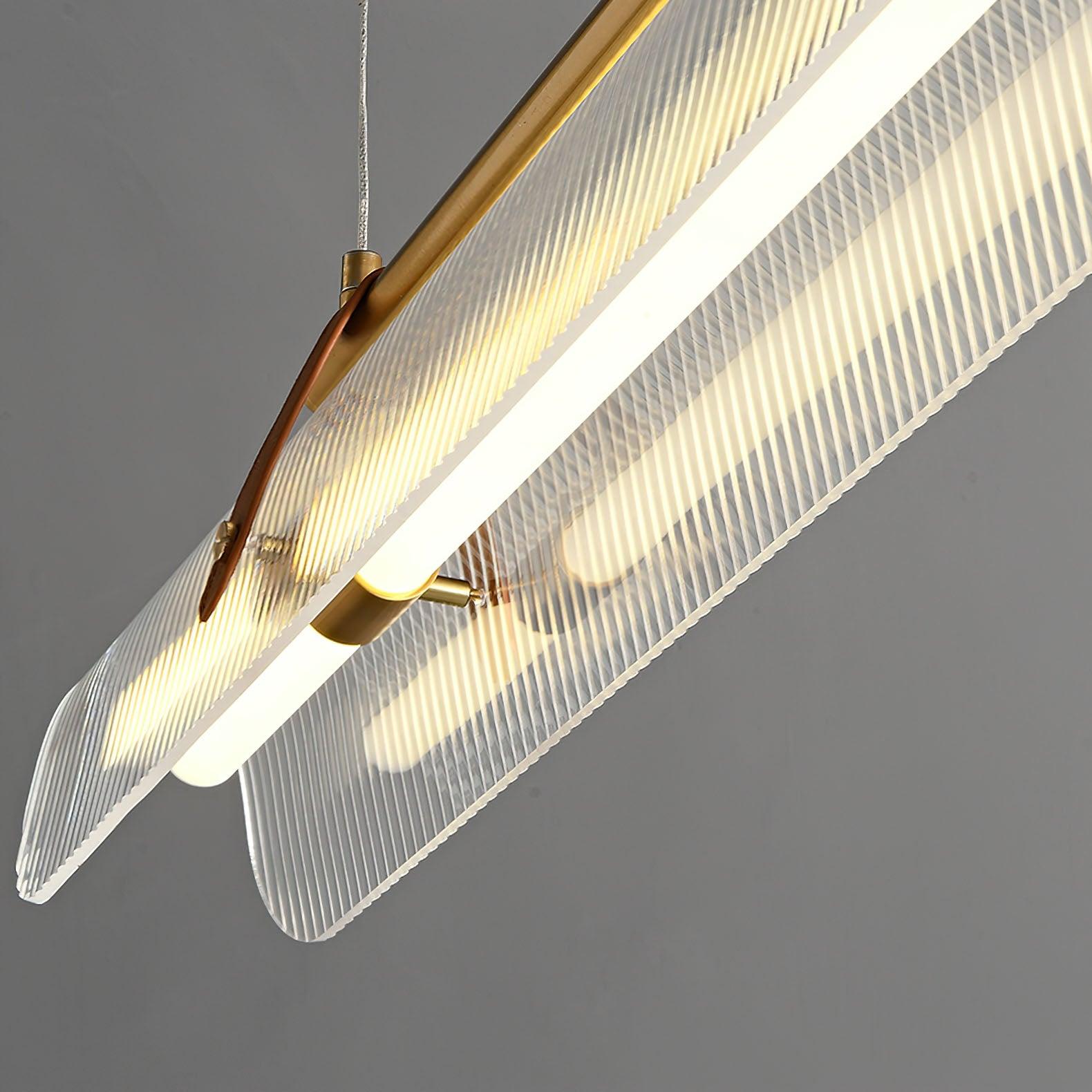Acrylic Linear Chandelier - Cueteks