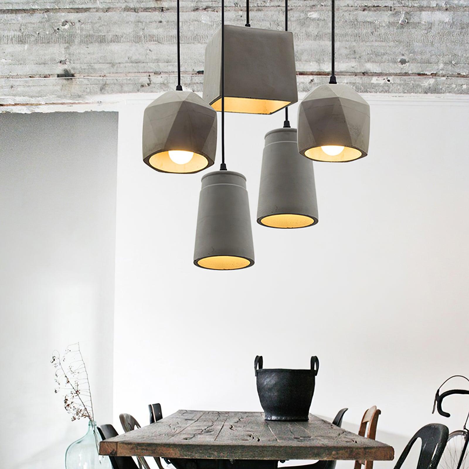 Georgia Cement Pendant Light - Cueteks