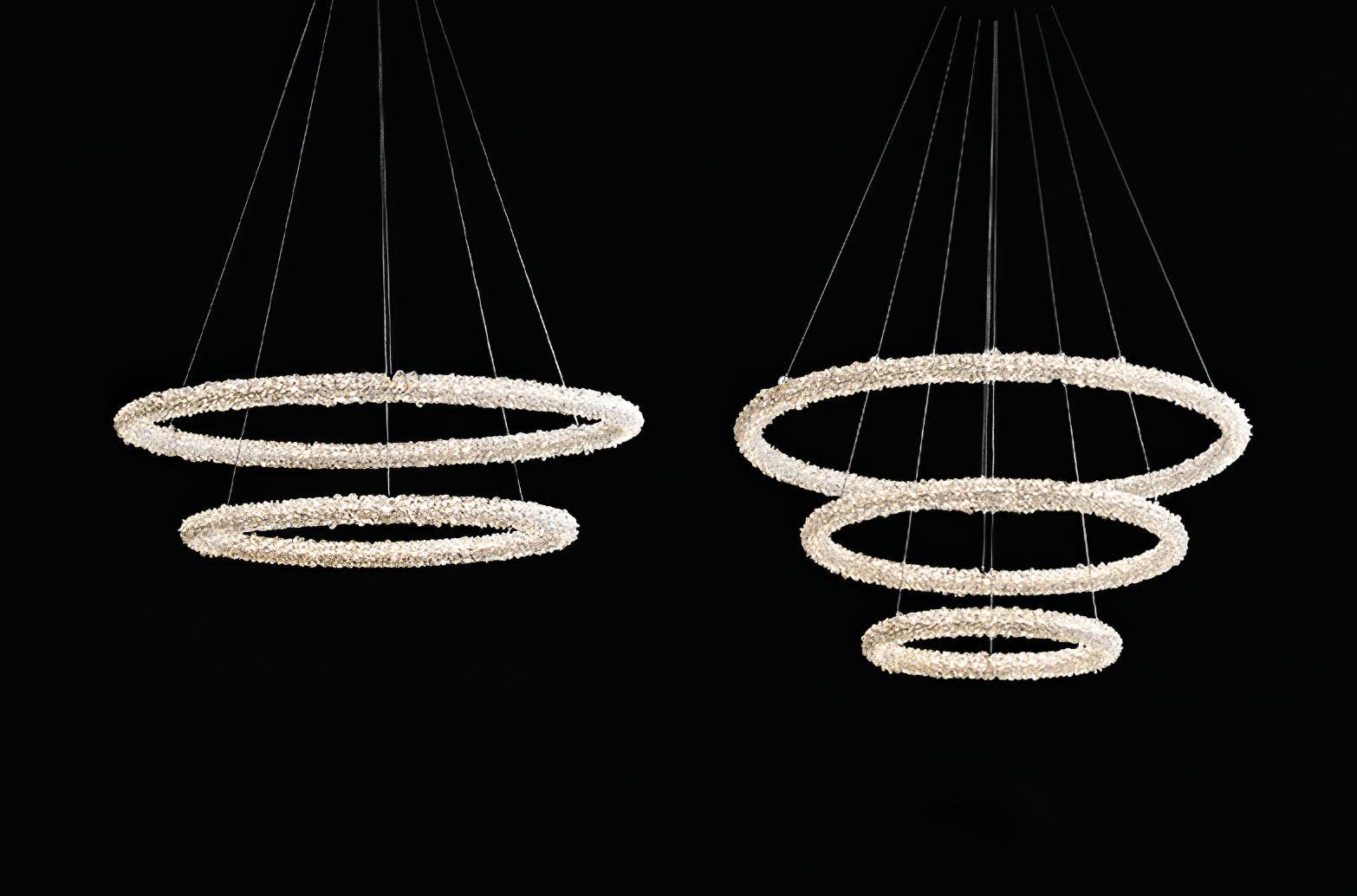 Ring Crystal Chandeliers - Cueteks