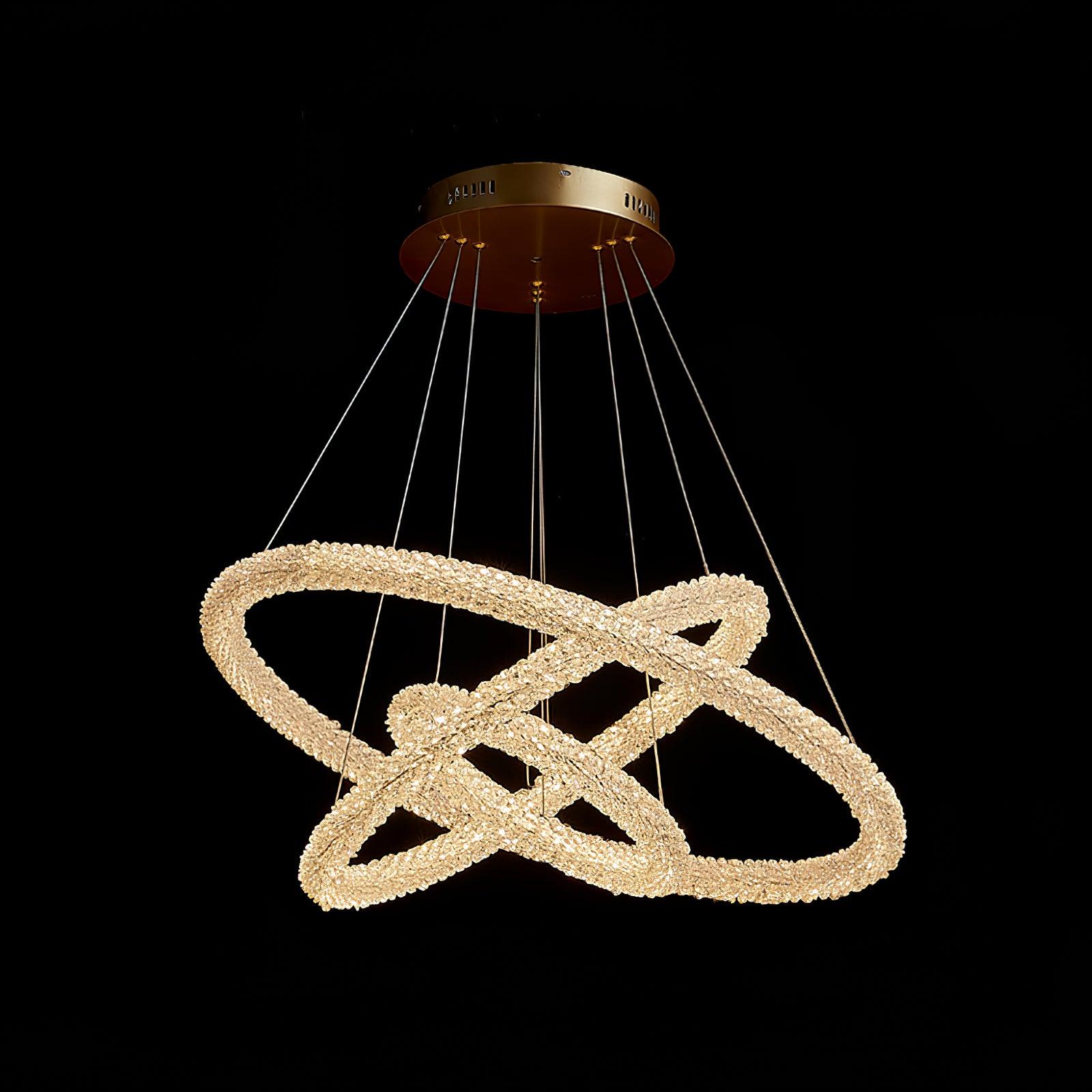 Ring Crystal Chandeliers - Cueteks