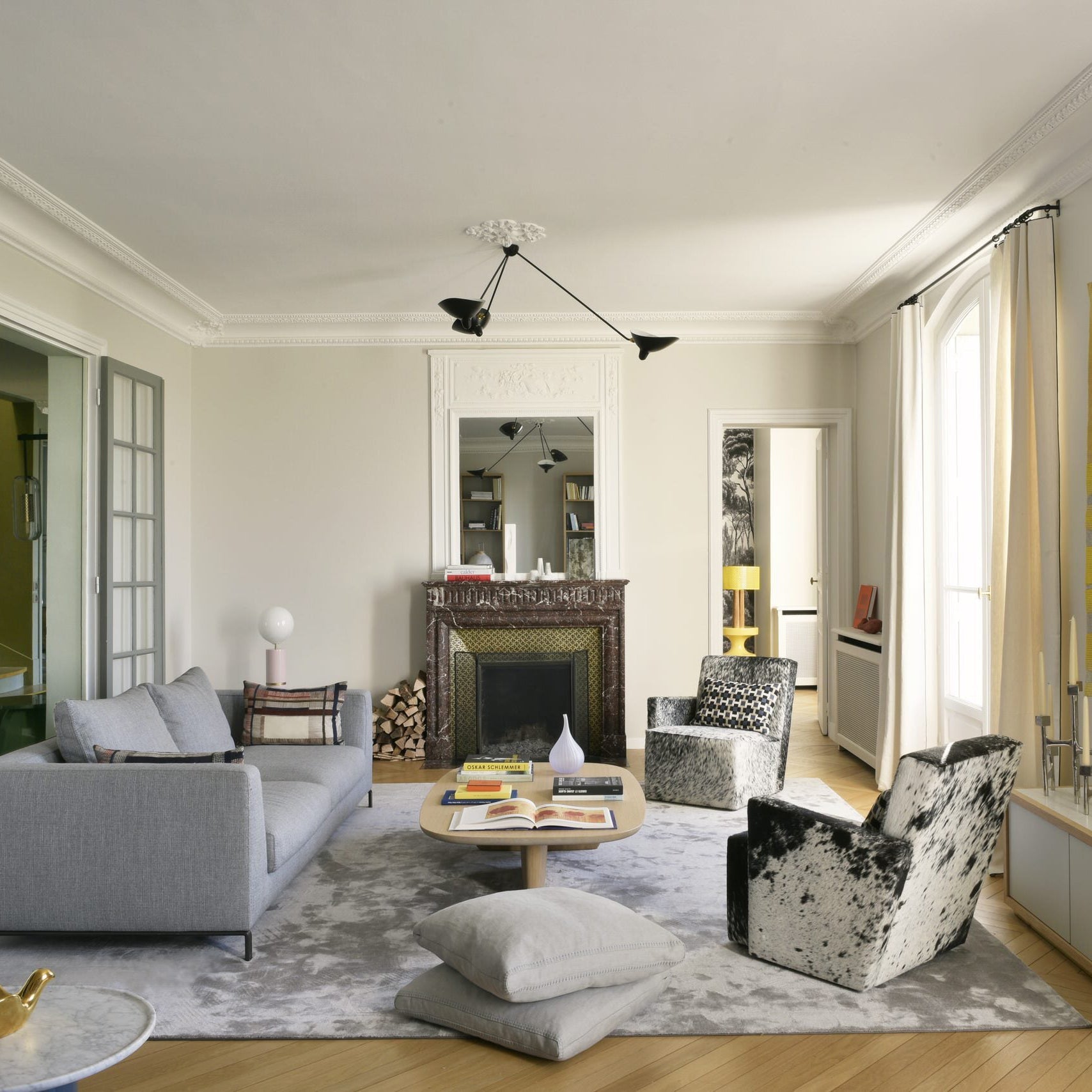 Serge Mouille Ceiling Lamp B - Cueteks