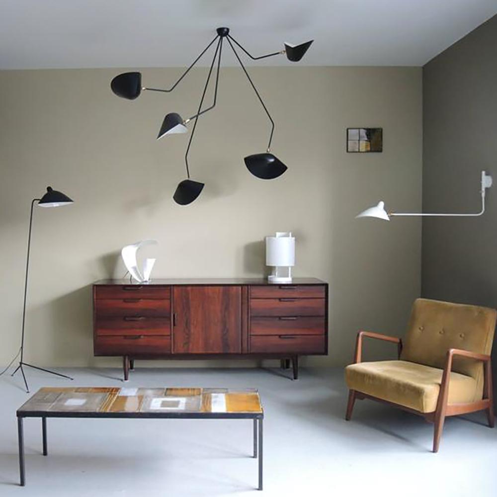 Serge Mouille Ceiling Lamp B - Cueteks