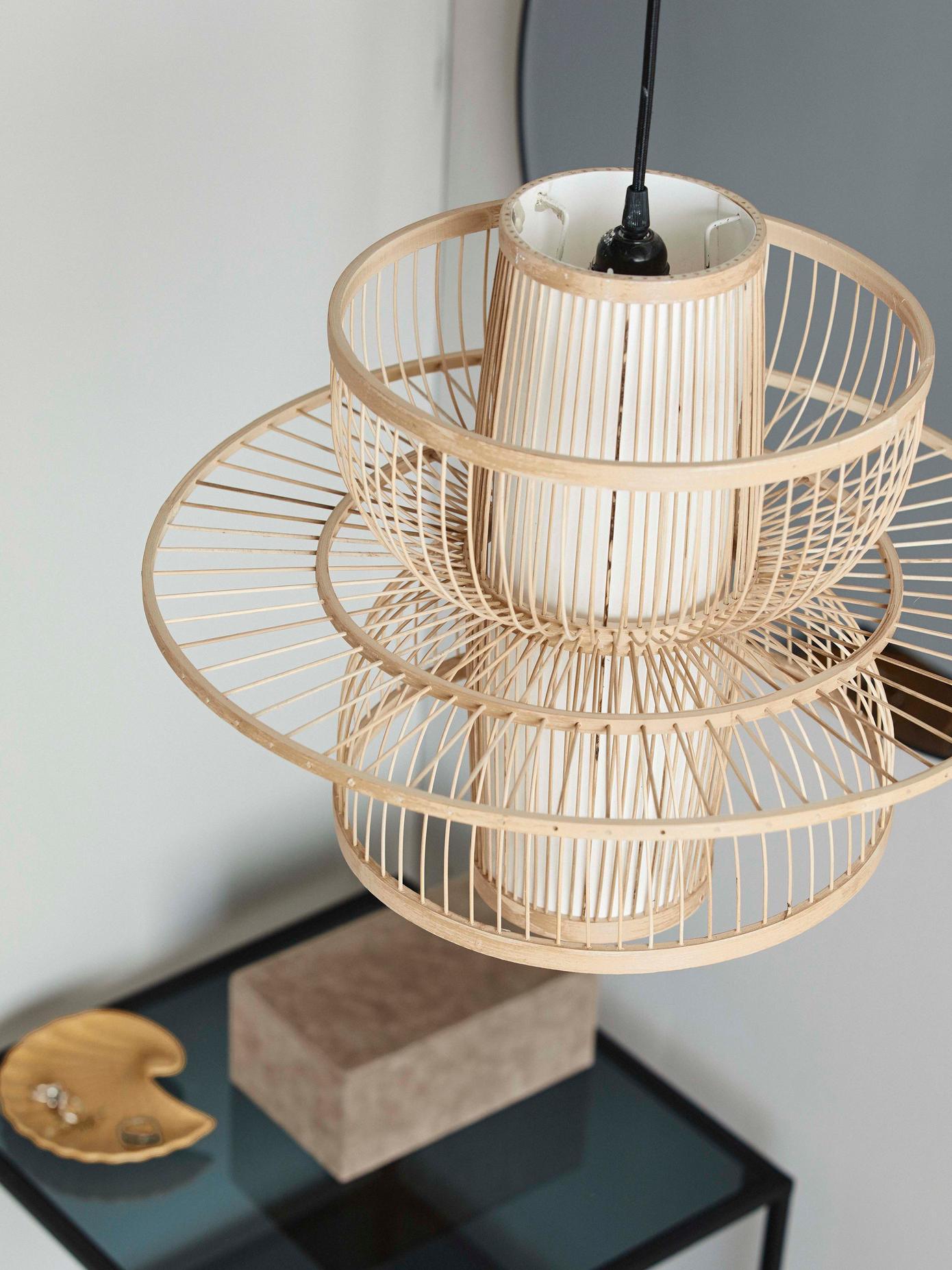 Handmade Sigyn Bamboo Pendant Lamp - Cueteks