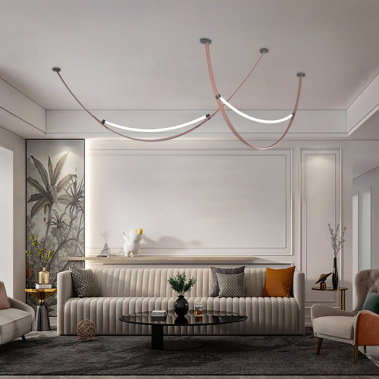 Belt pendant light