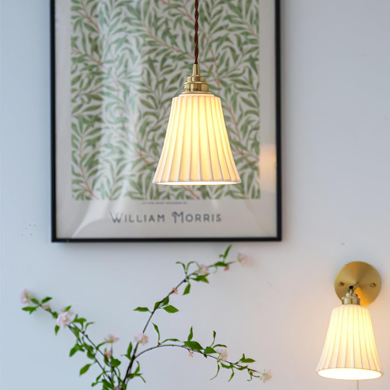 Trumpet Ceramic Pendant Light - Cueteks