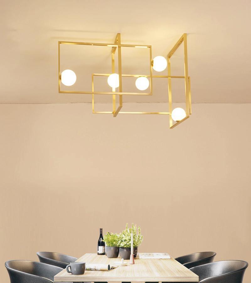 Mondrian Glass Ceiling Light - Cueteks