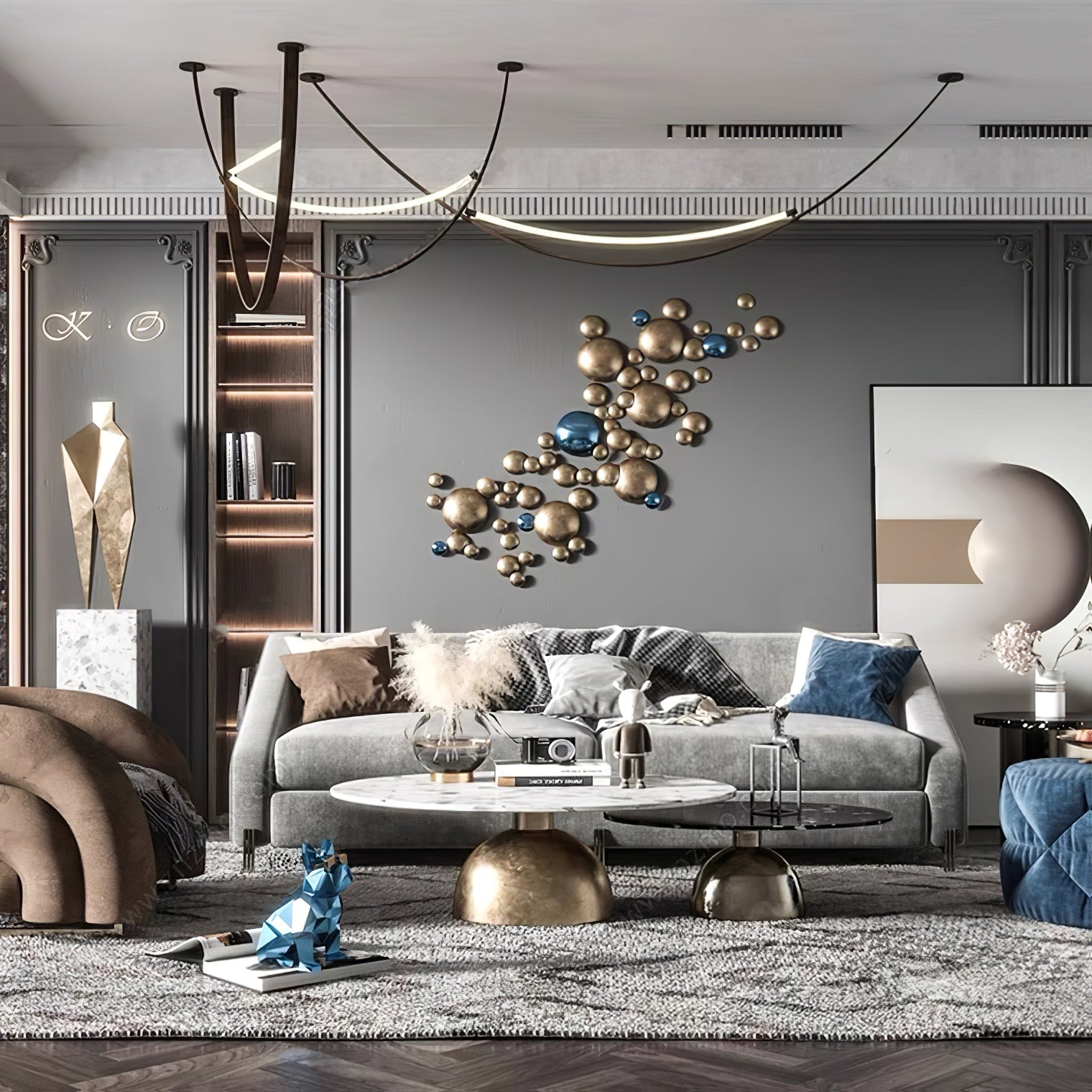 Belt pendant light