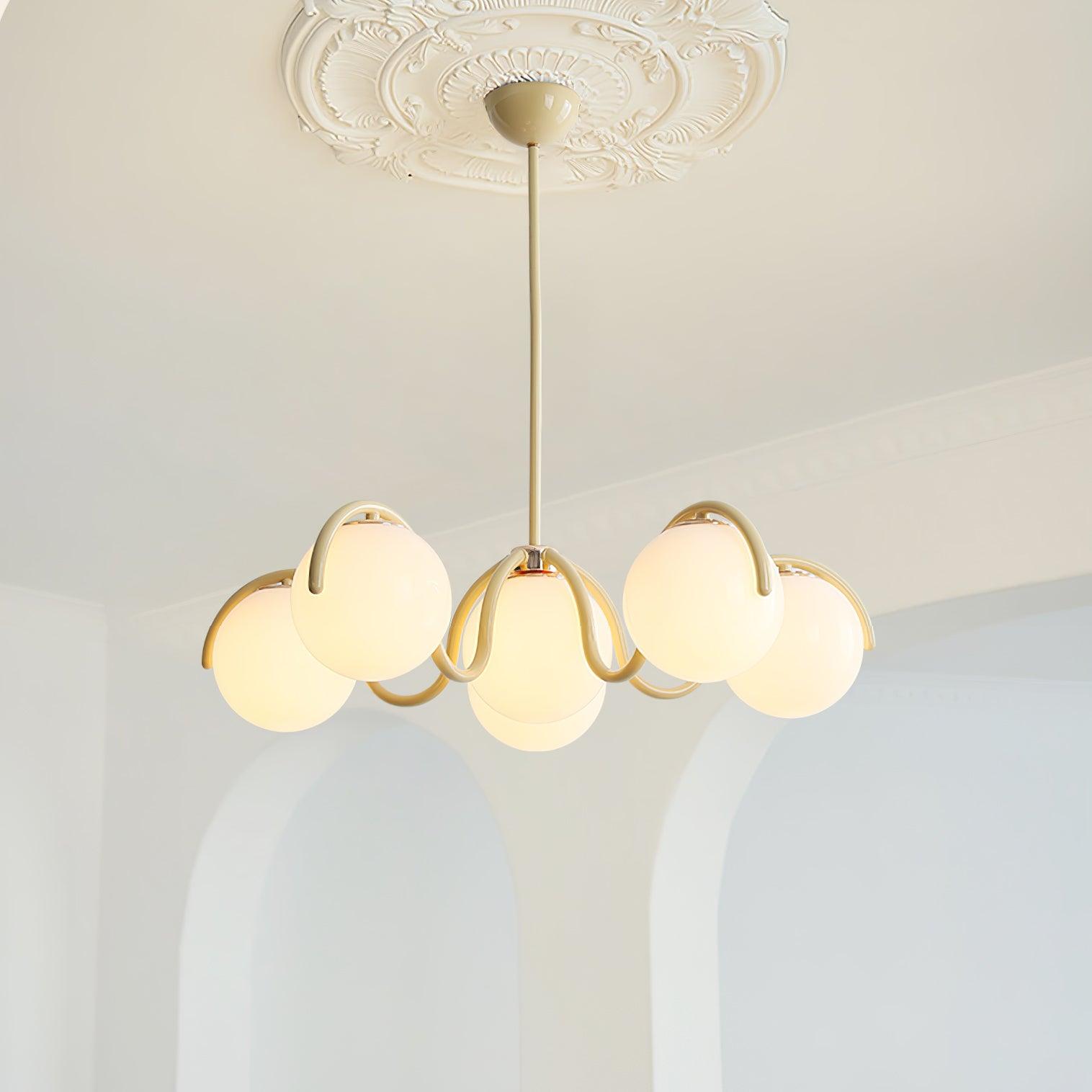 Reedway Curve Linear Chandelier - Cueteks