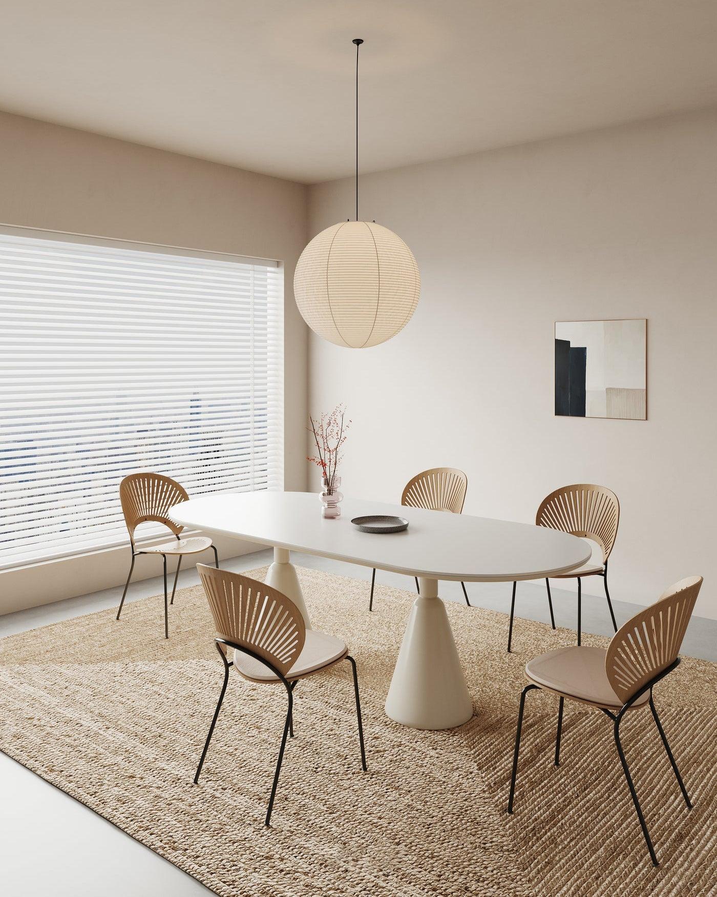 Washi Paper Round Series Pendant Lamp - Cueteks