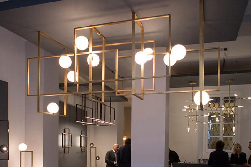 Mondrian Glass Ceiling Light - Cueteks